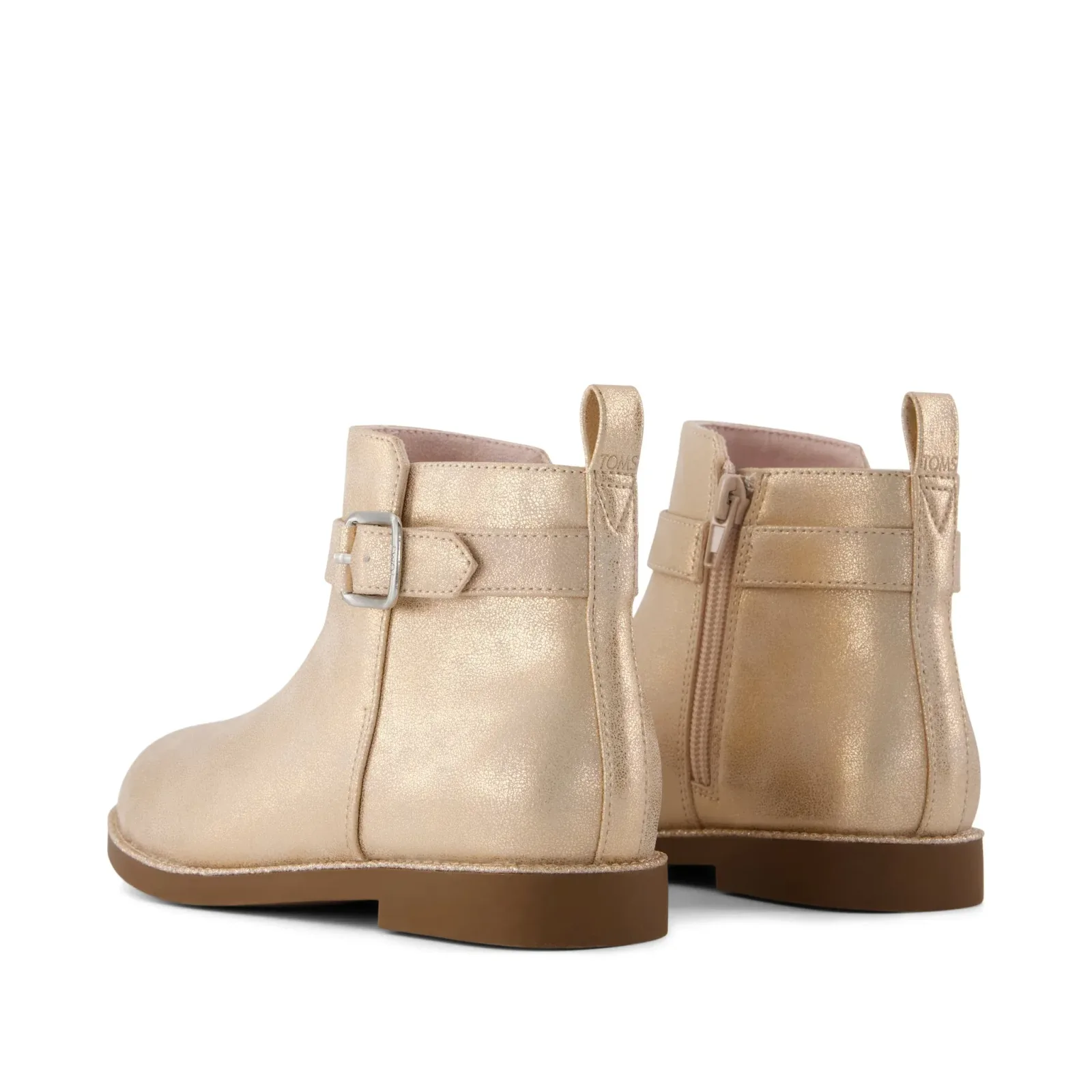 Seashell Metallic Faux Leather Mia Kids Boot