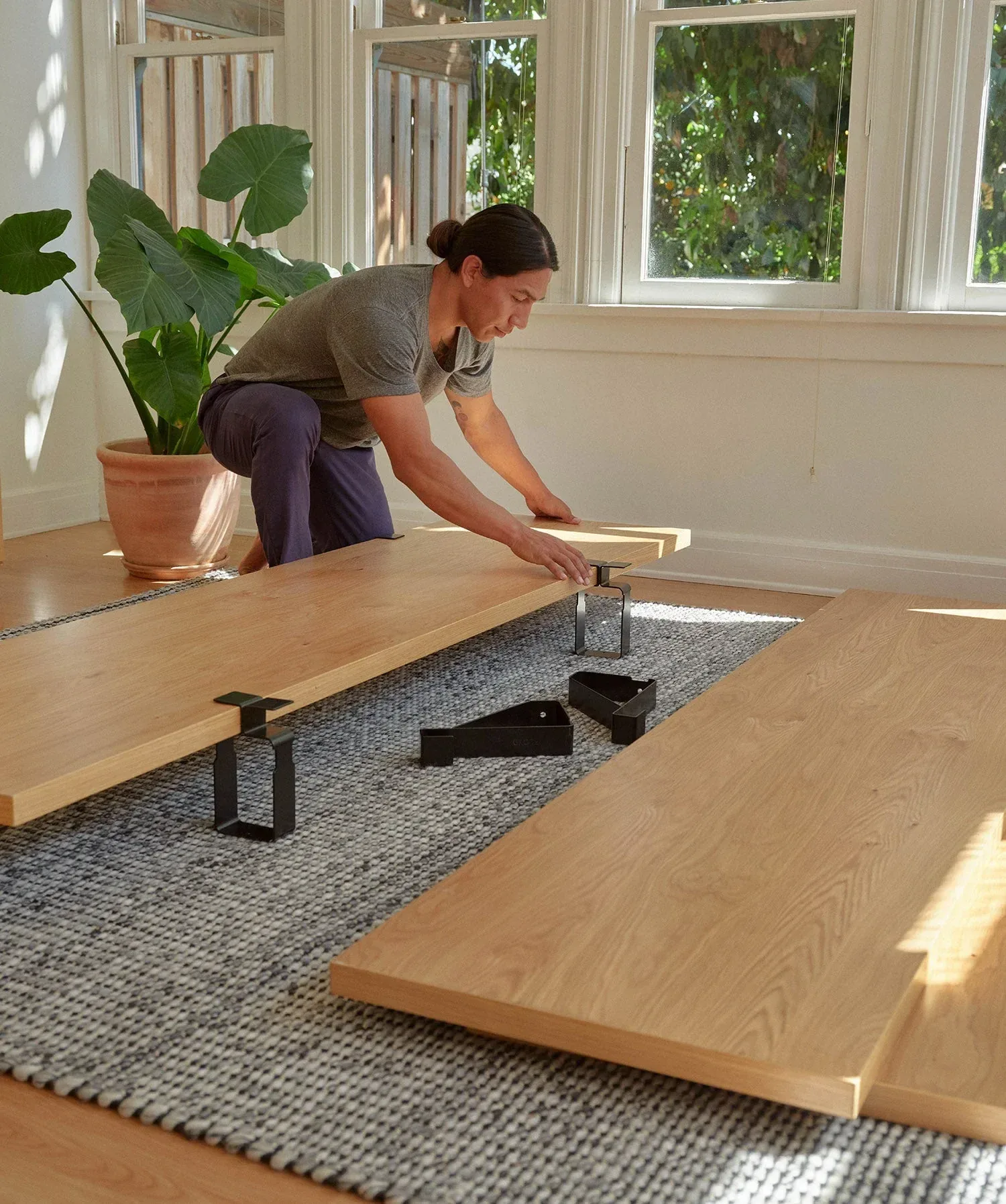 Bed Frame Expansion Kit – Cherry