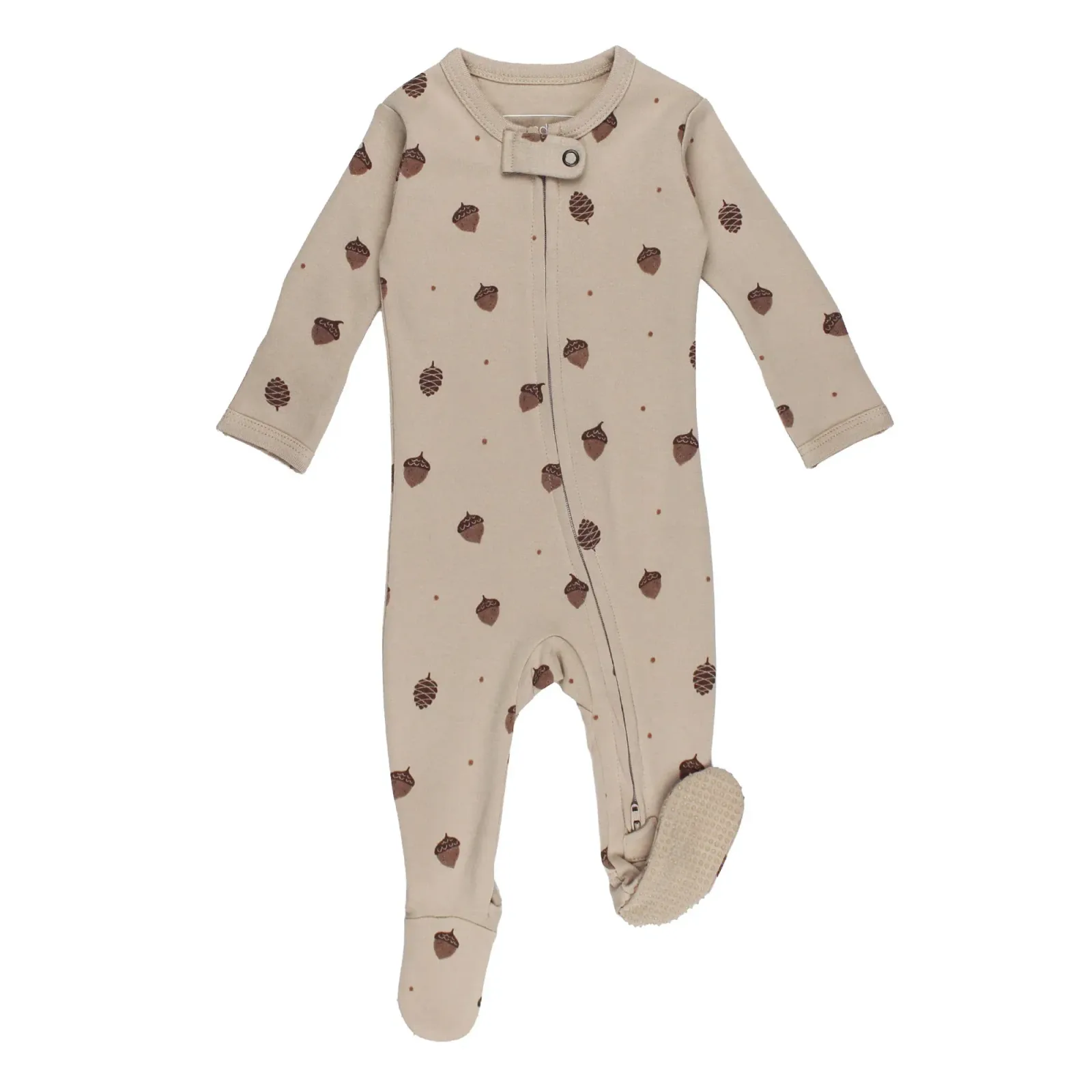 Little Acorn – Organic Zipper Footie