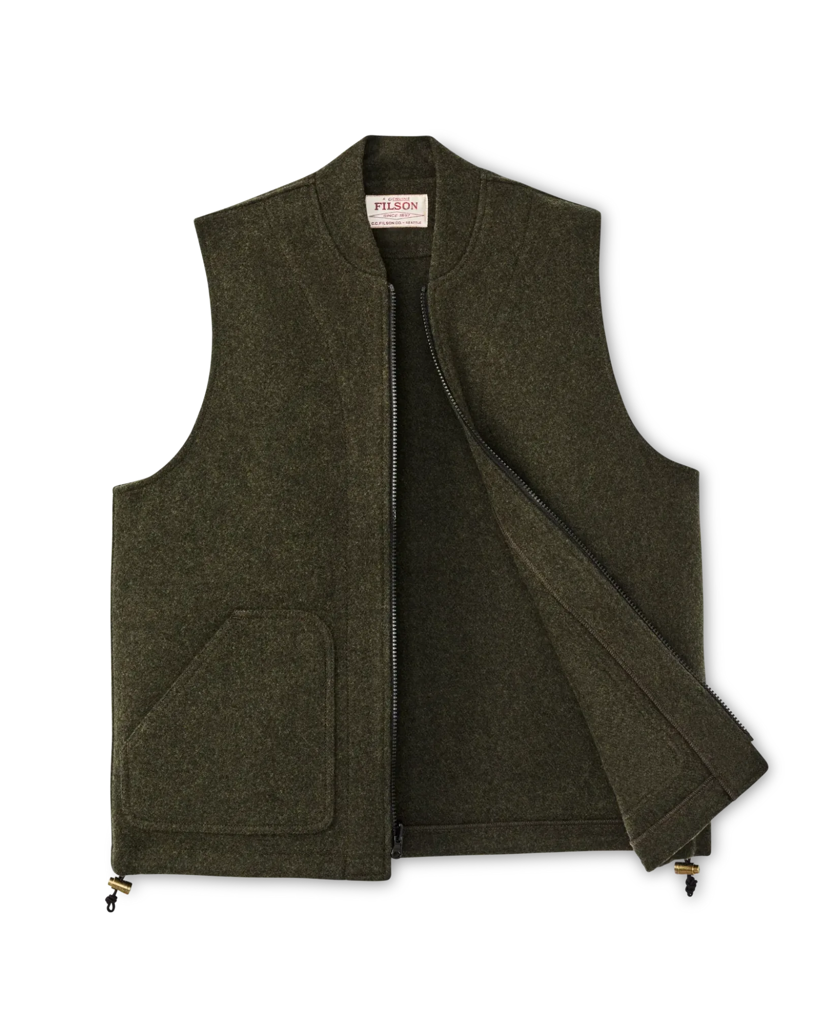Wool Vest Liner – Forest Green
