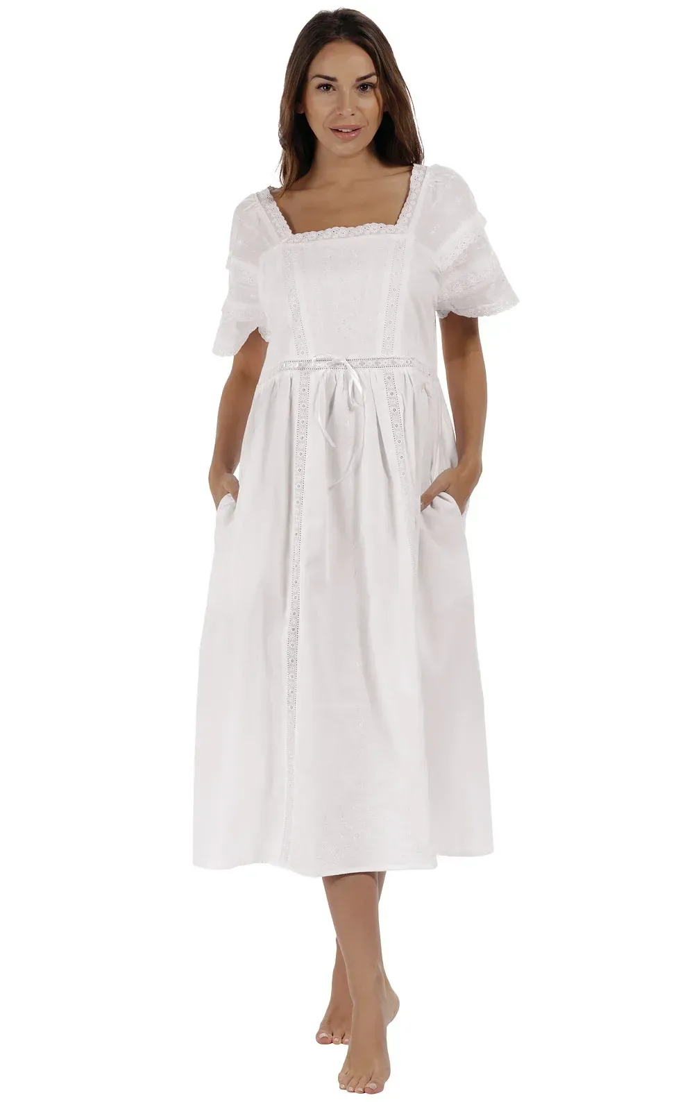 The 1 For U – Amanda Short Sleeve Cotton Nightgown