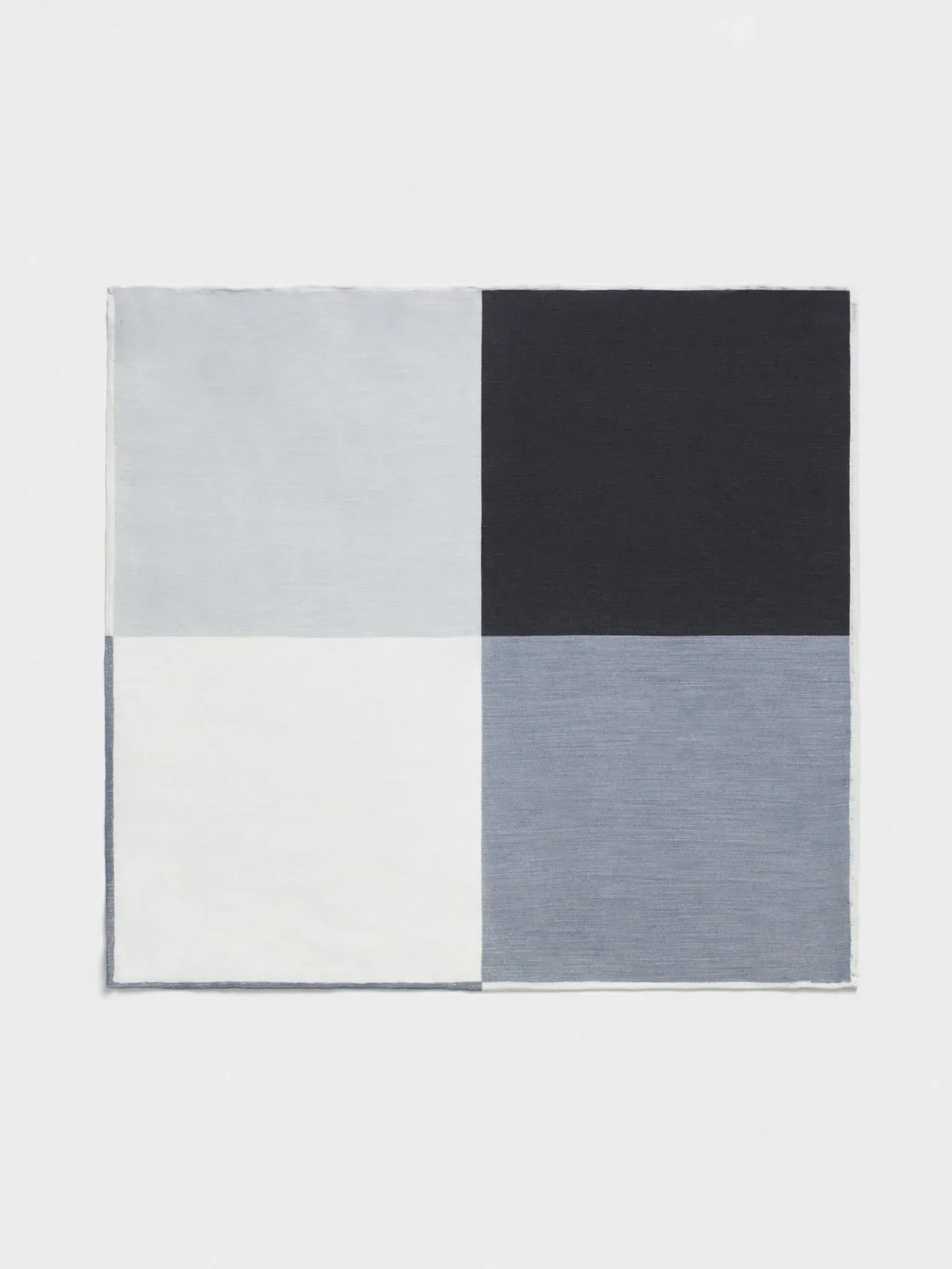 Black Quad Pocket Square
