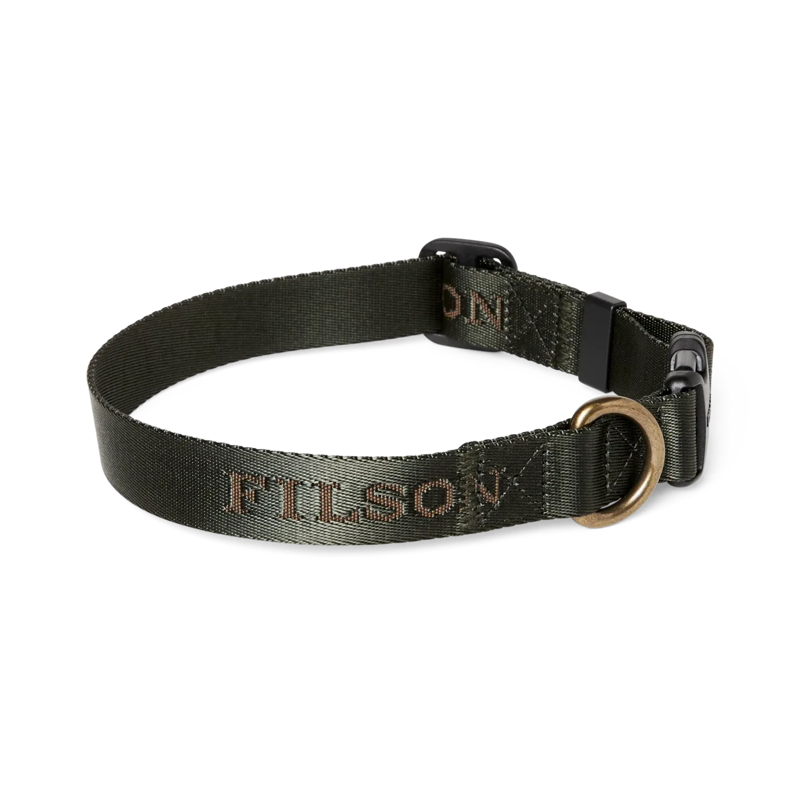 Nylon Dog Collar – Dark Timber