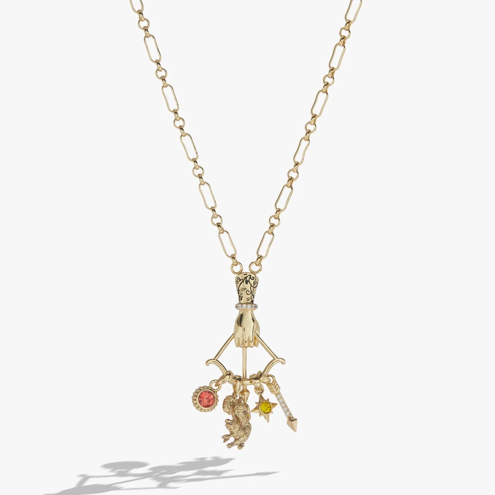 A Court of Thorns and Roses Ash Wood Arrow Necklace
