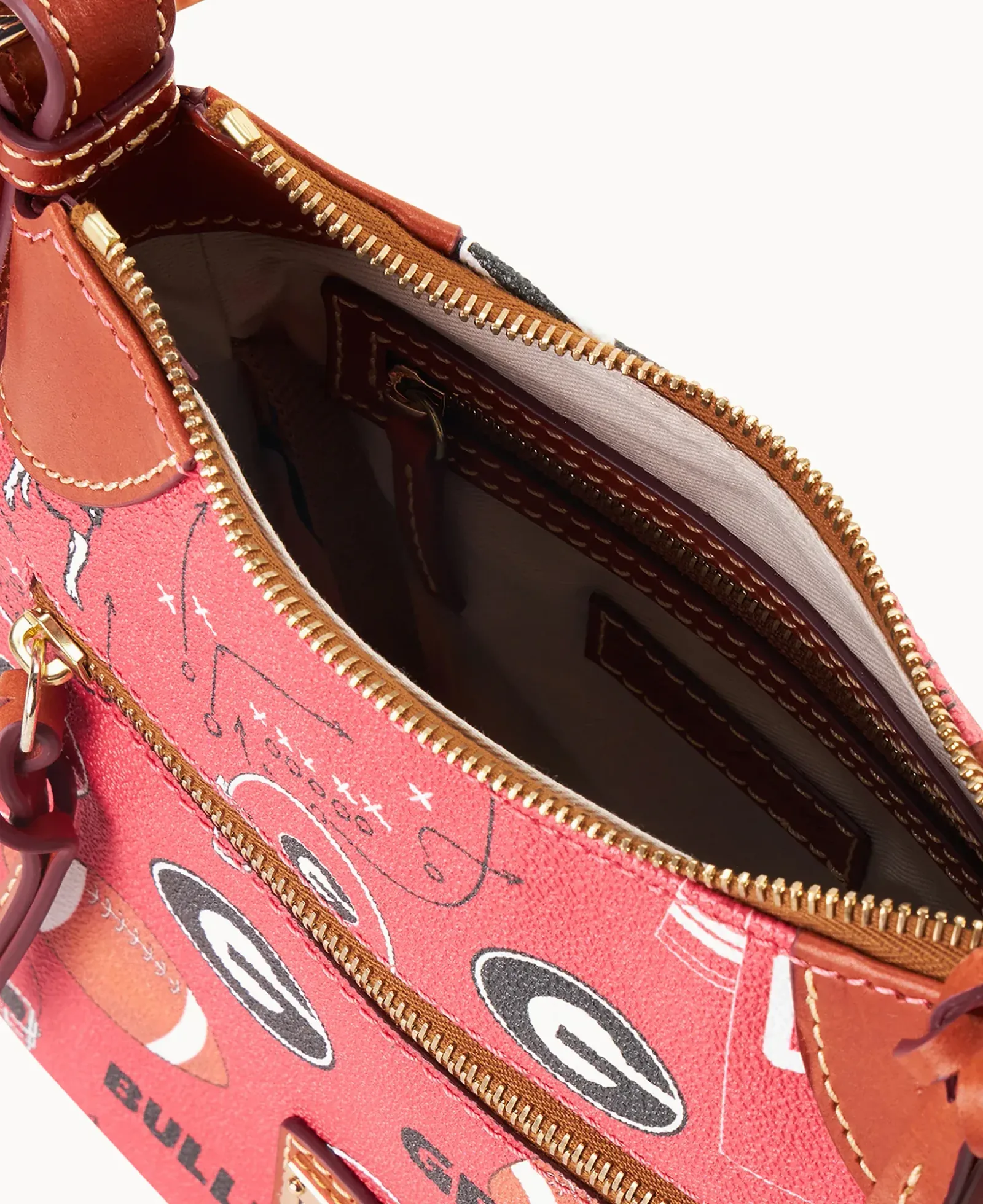 Collegiate University of Georgia Front Zip Crossbody