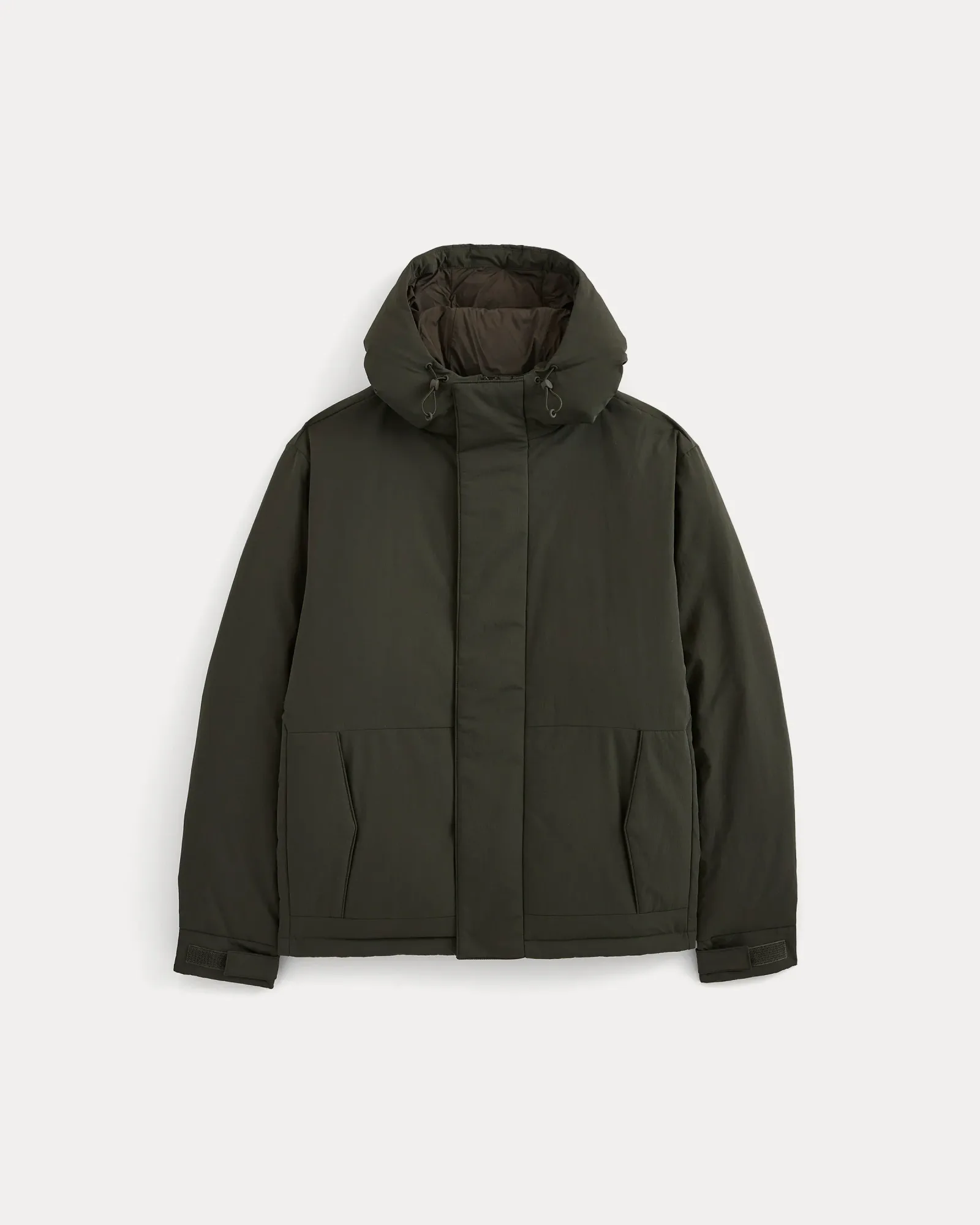 Re:Cycled Nylon Parka – Dark Green