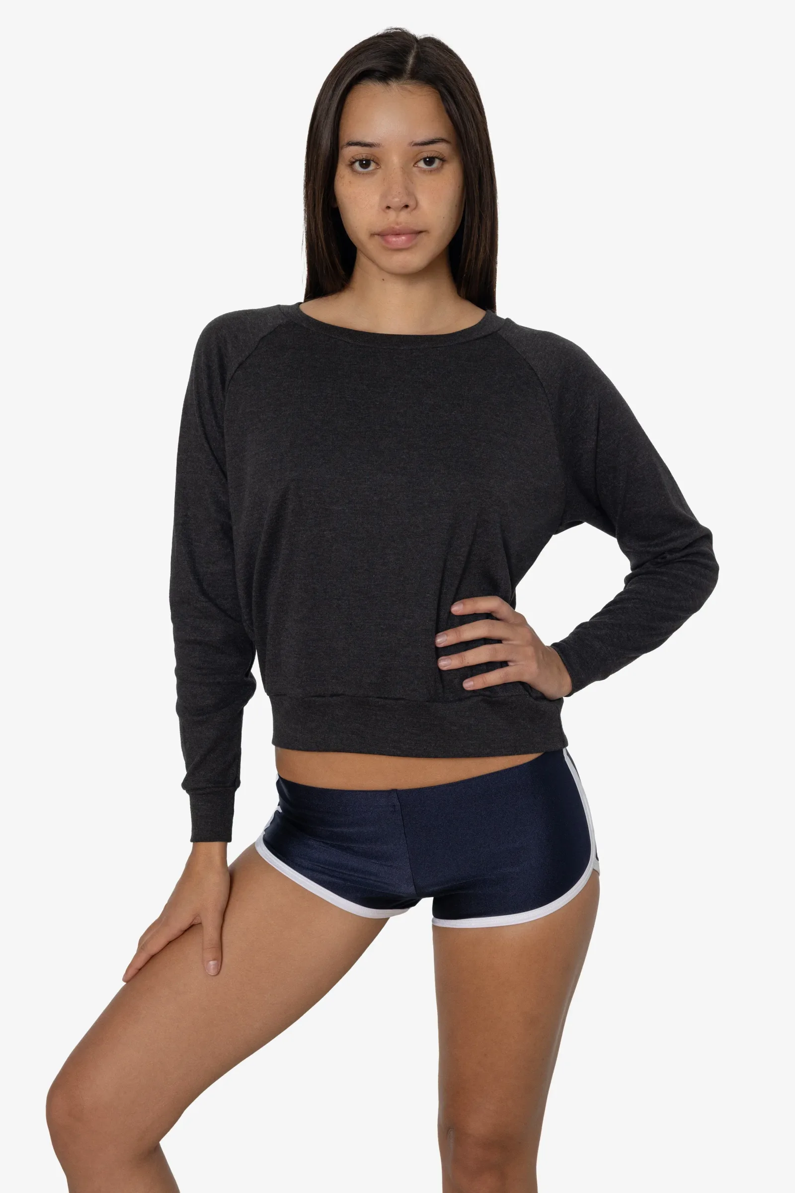 BR3094 – Women's Tri-Blend Rib Pullover