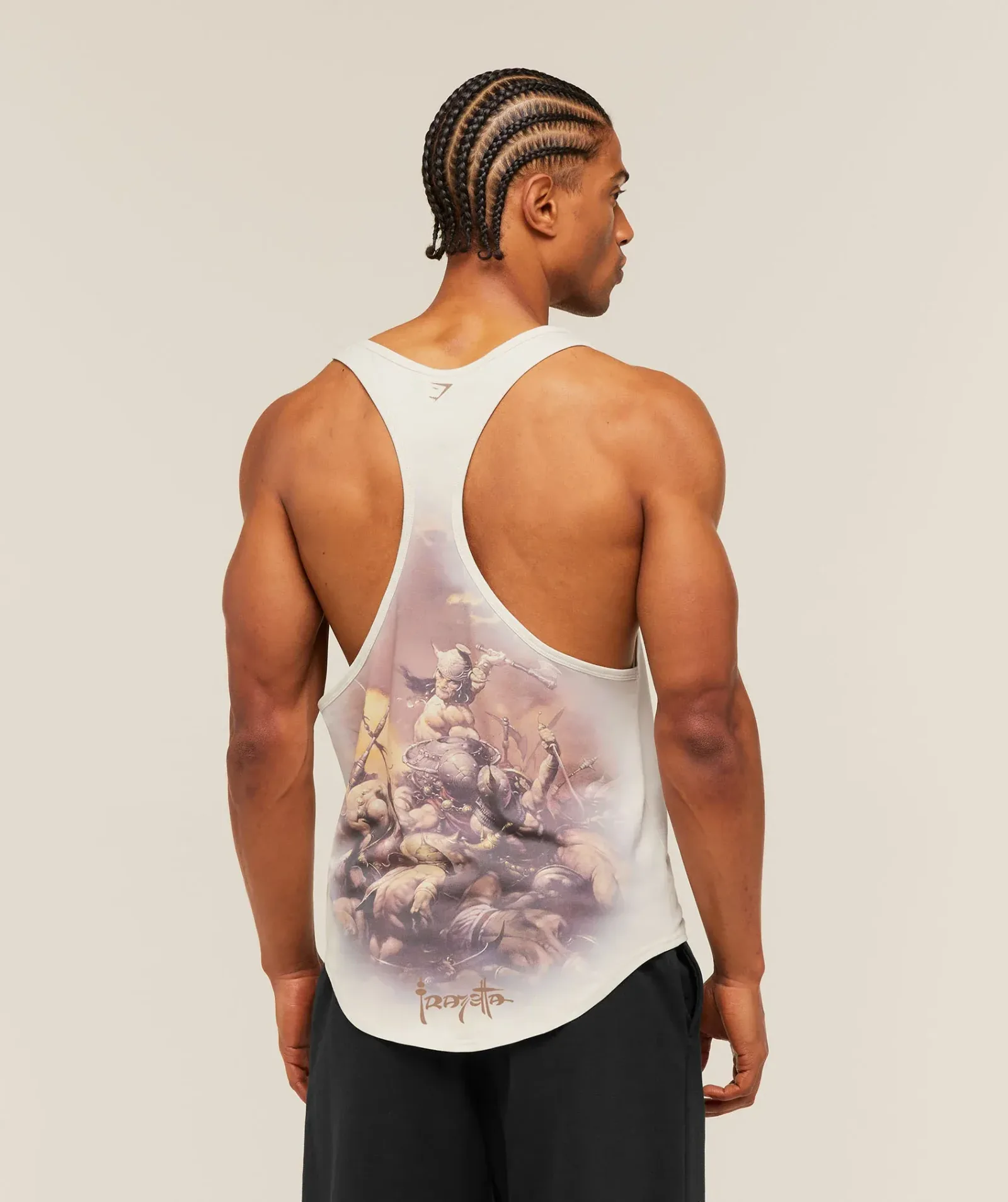 Gymshark x Frazetta Power Stringer – Tinted White