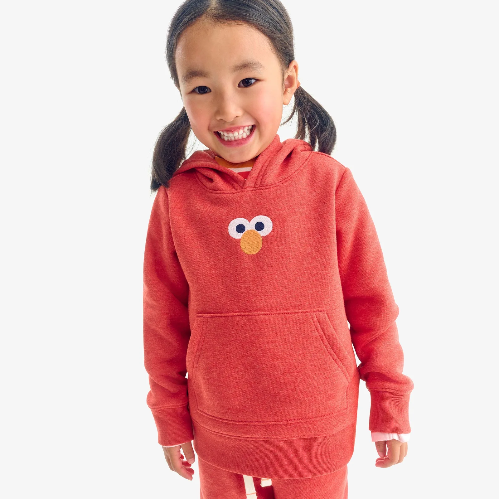 Kids Sesame Street cozy fleece pullover hoodie