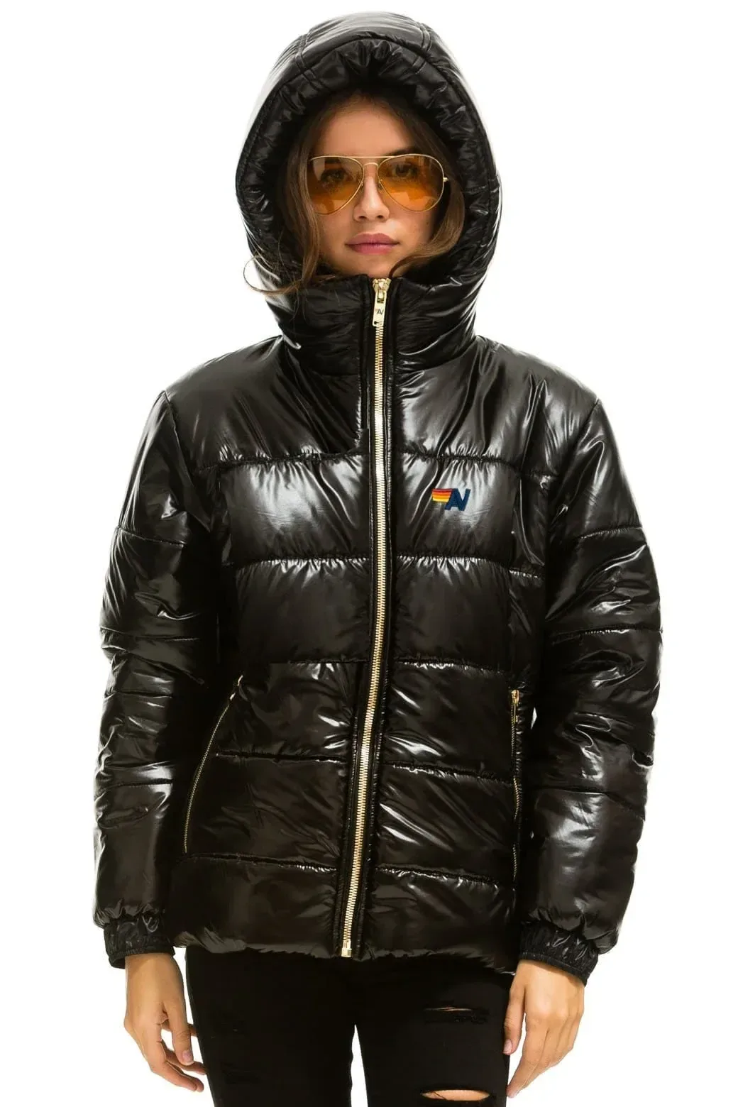 Bolt Luxe Trekker Jacket – Glossy Black