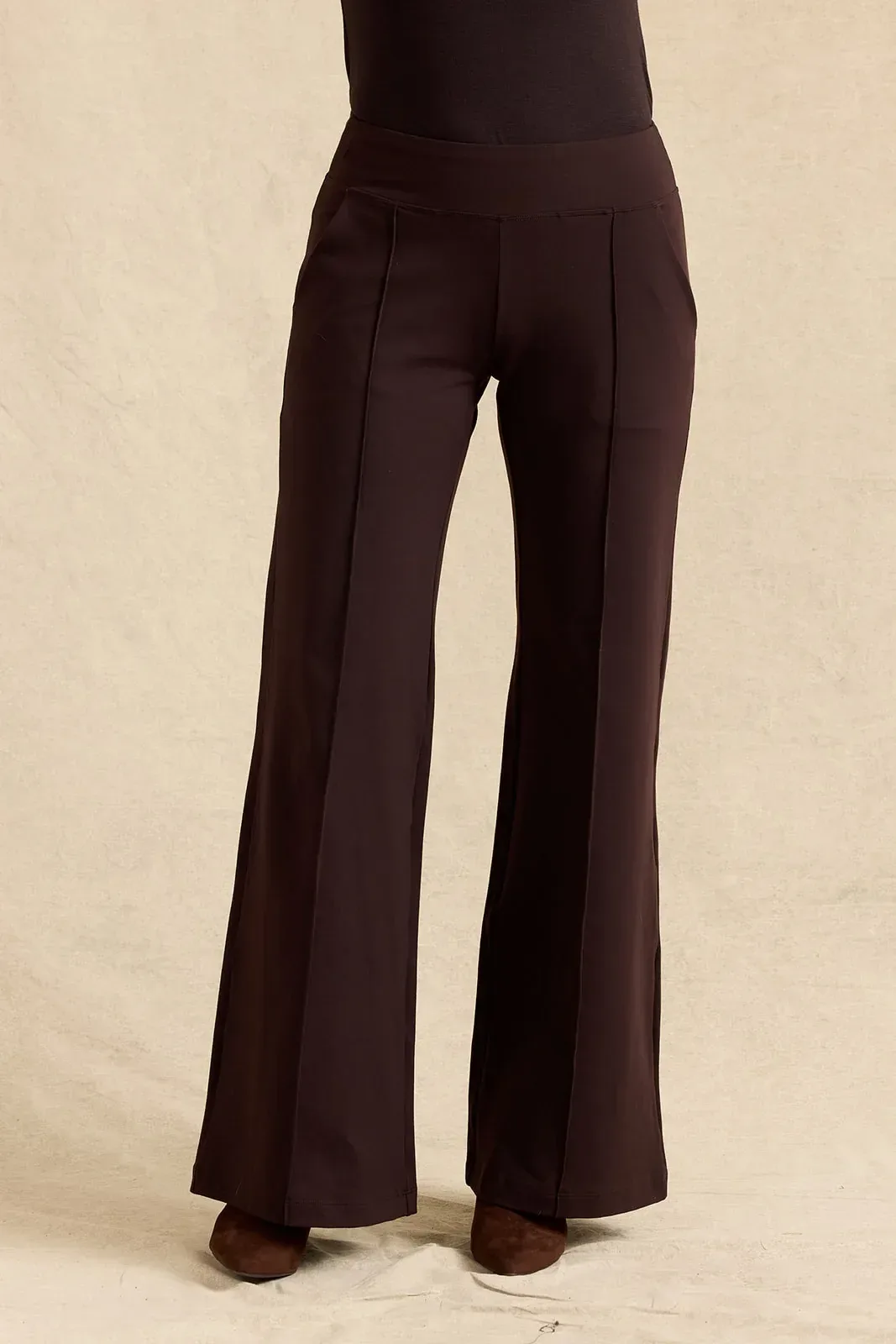 Perfect Wide Leg Pant: Sable Brown