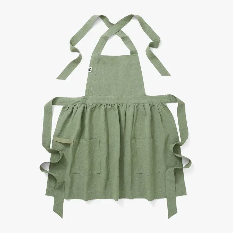 Matcha Green Pinafore Apron