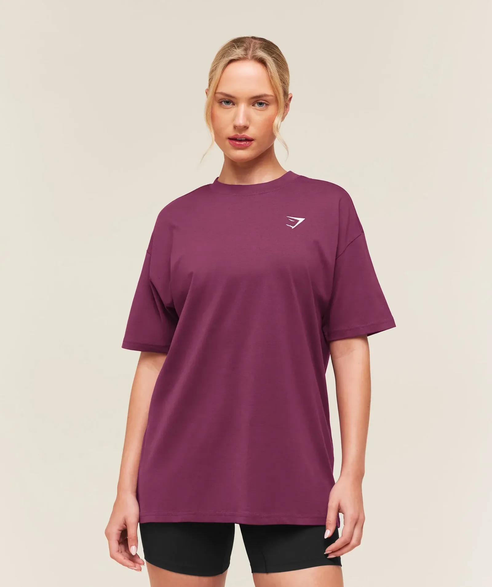 Gymshark Training Oversized T-Shirt – Strength Pink