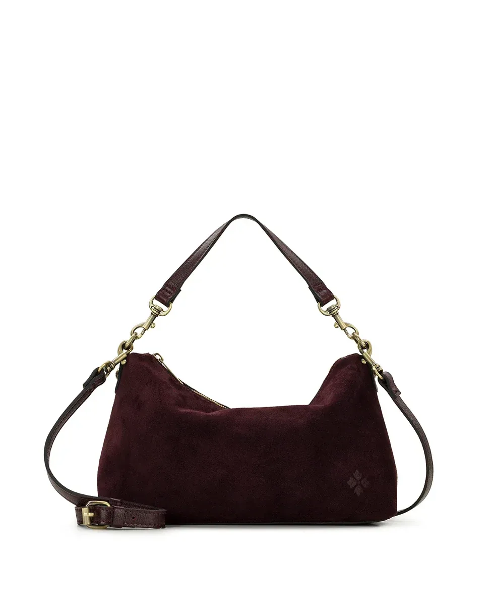 Kolena Crossbody – Suede Leather – Plum