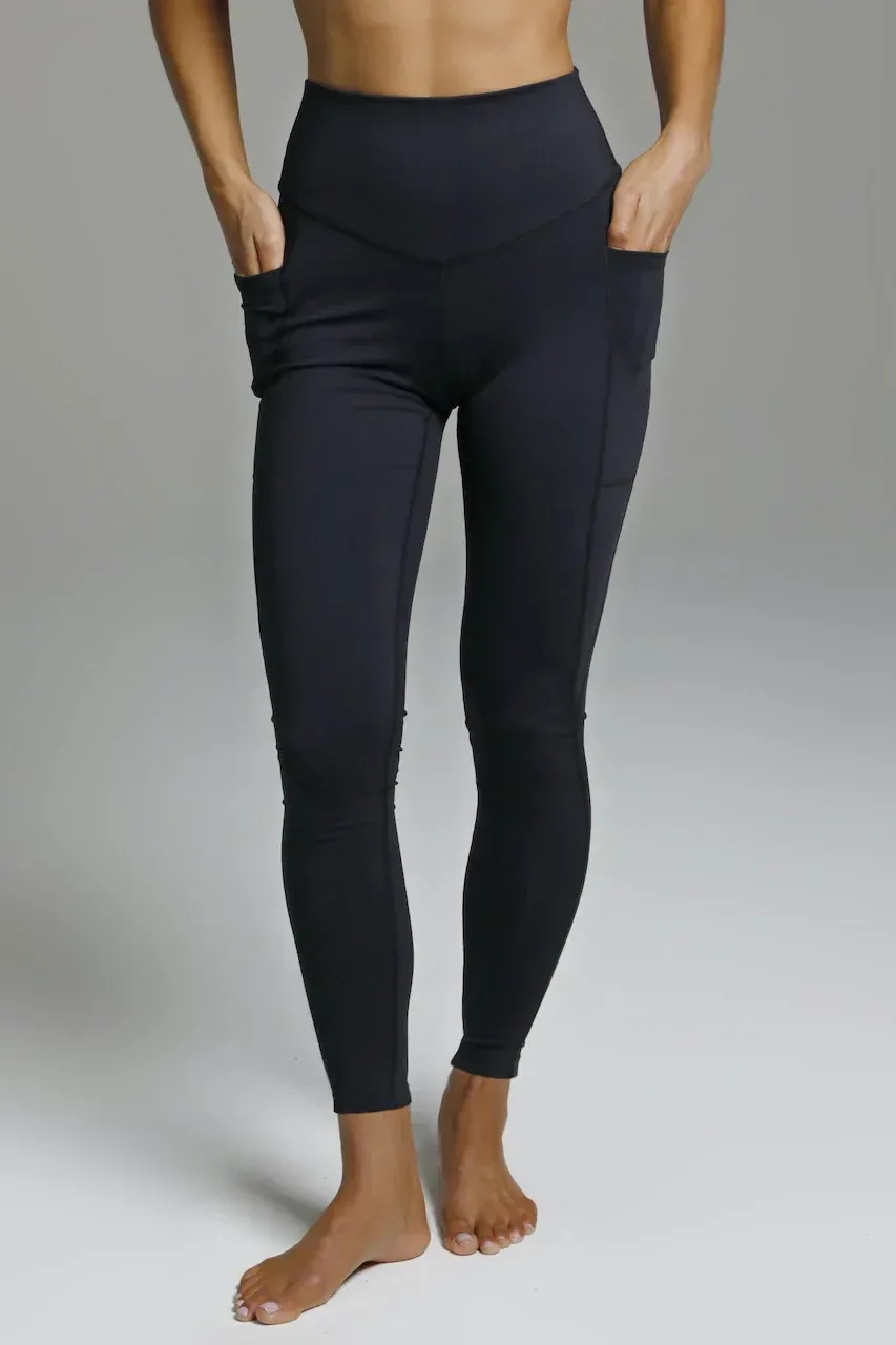 Duchess Yoga 7/8 Legging: Black