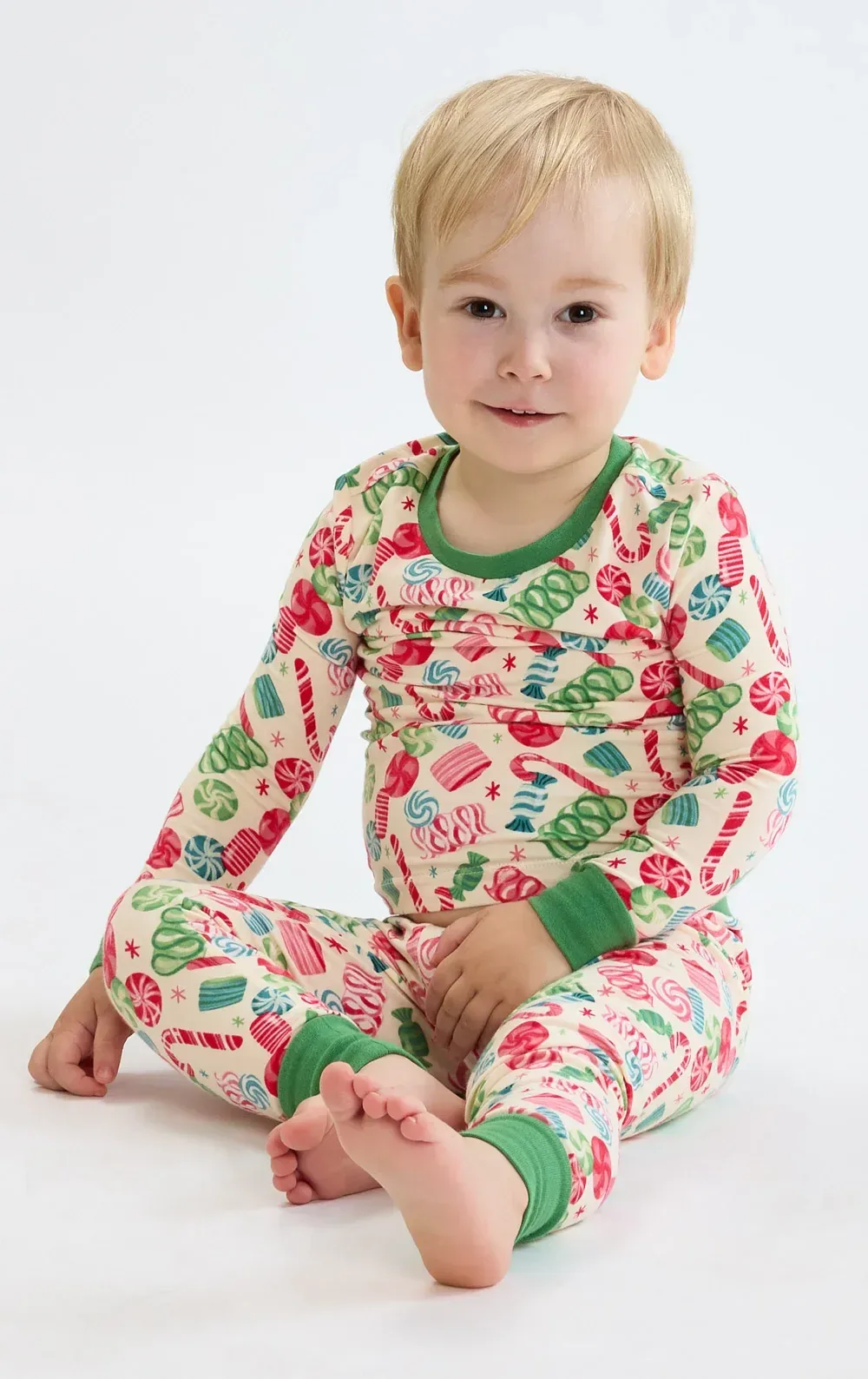 Ribbon Candy Toddler Pajamas