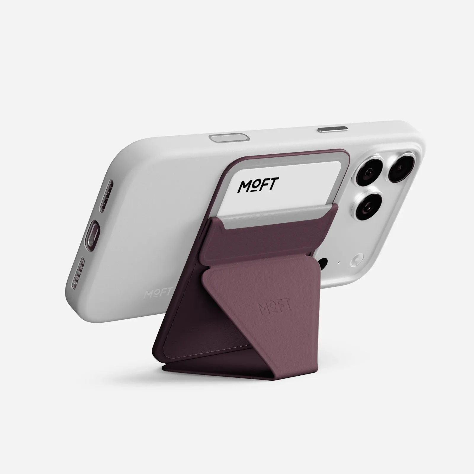 Trackable Snap-on Phone Stand & Wallet