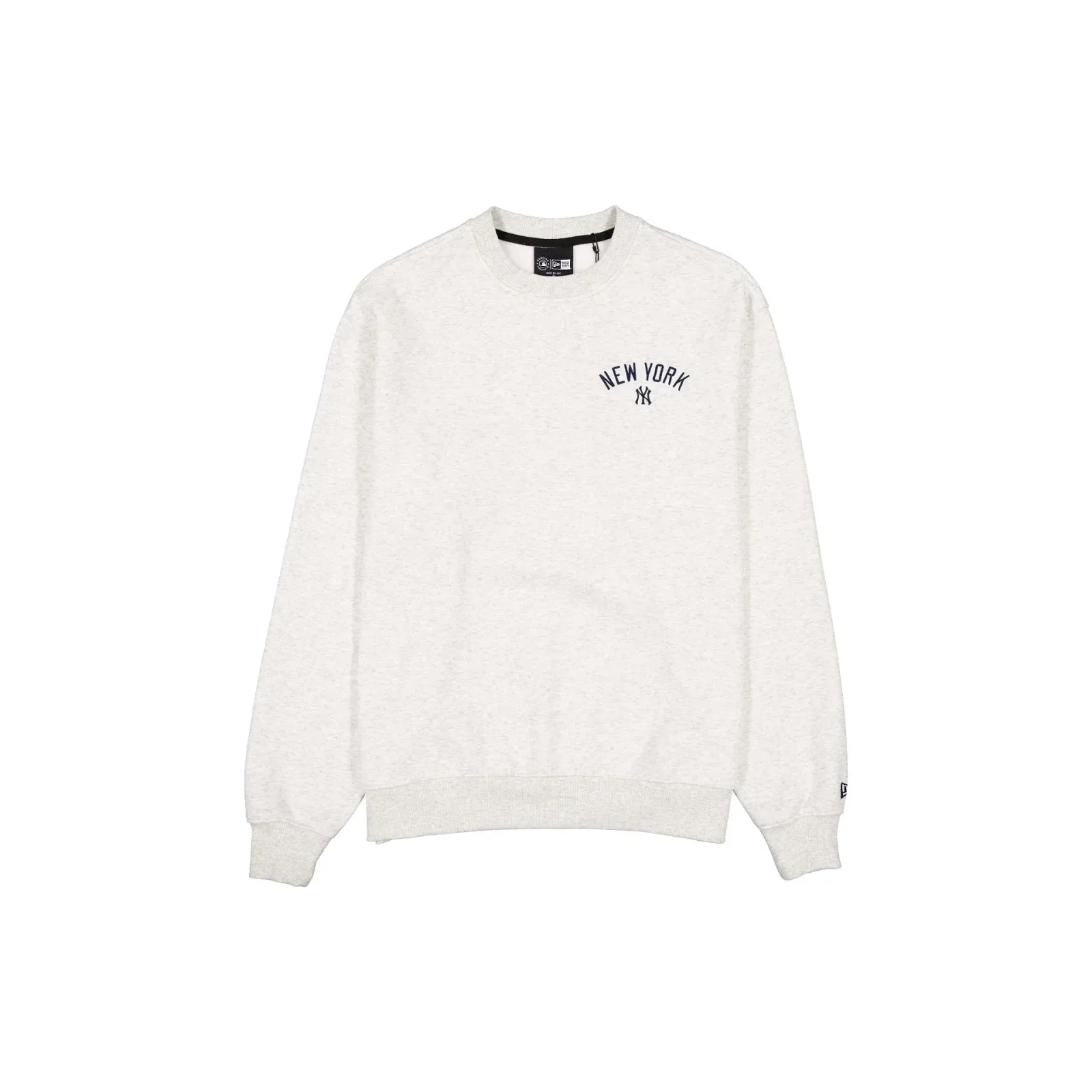 New York Yankees Mini Script Gray Crewneck