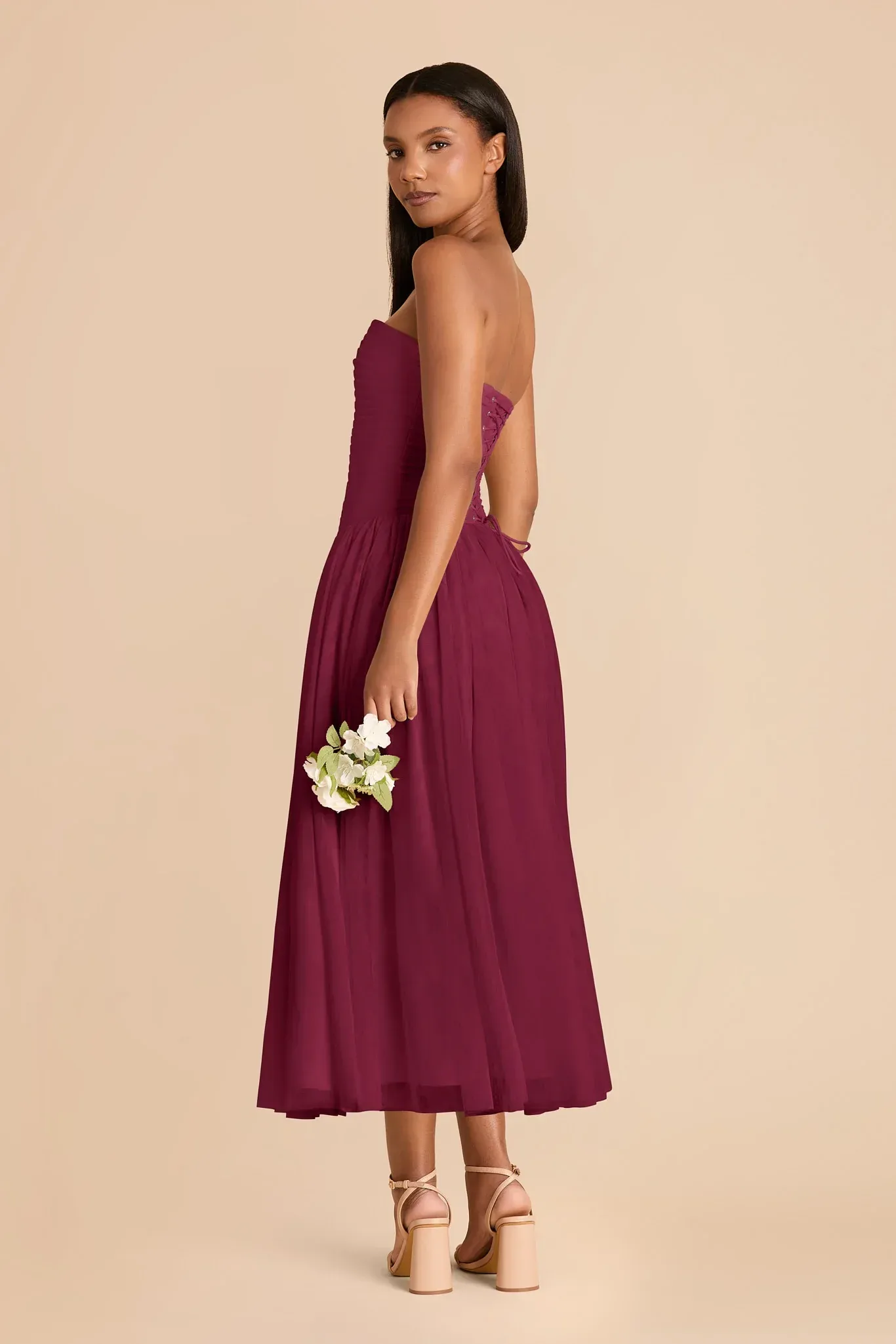 Adeline Tulle Dress – Berry