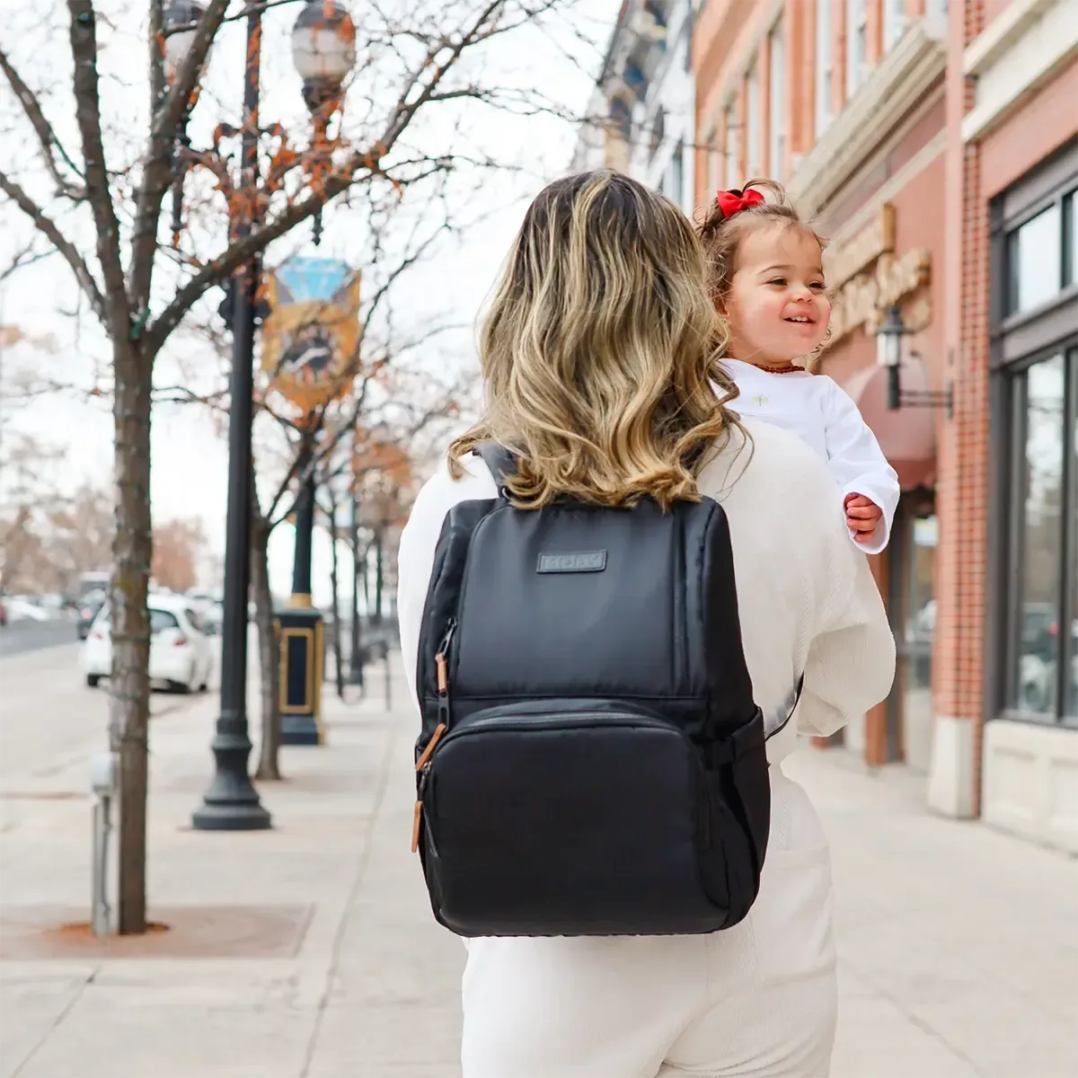 Parent Pack Diaper Bag – Black