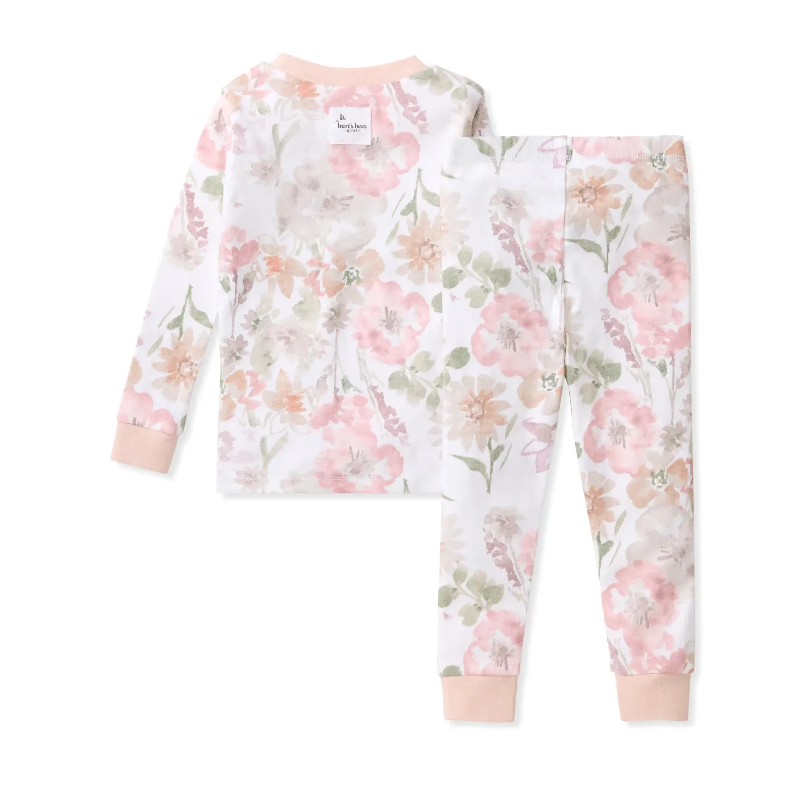 Flower Meadow Organic Cotton Two-Piece Pajamas