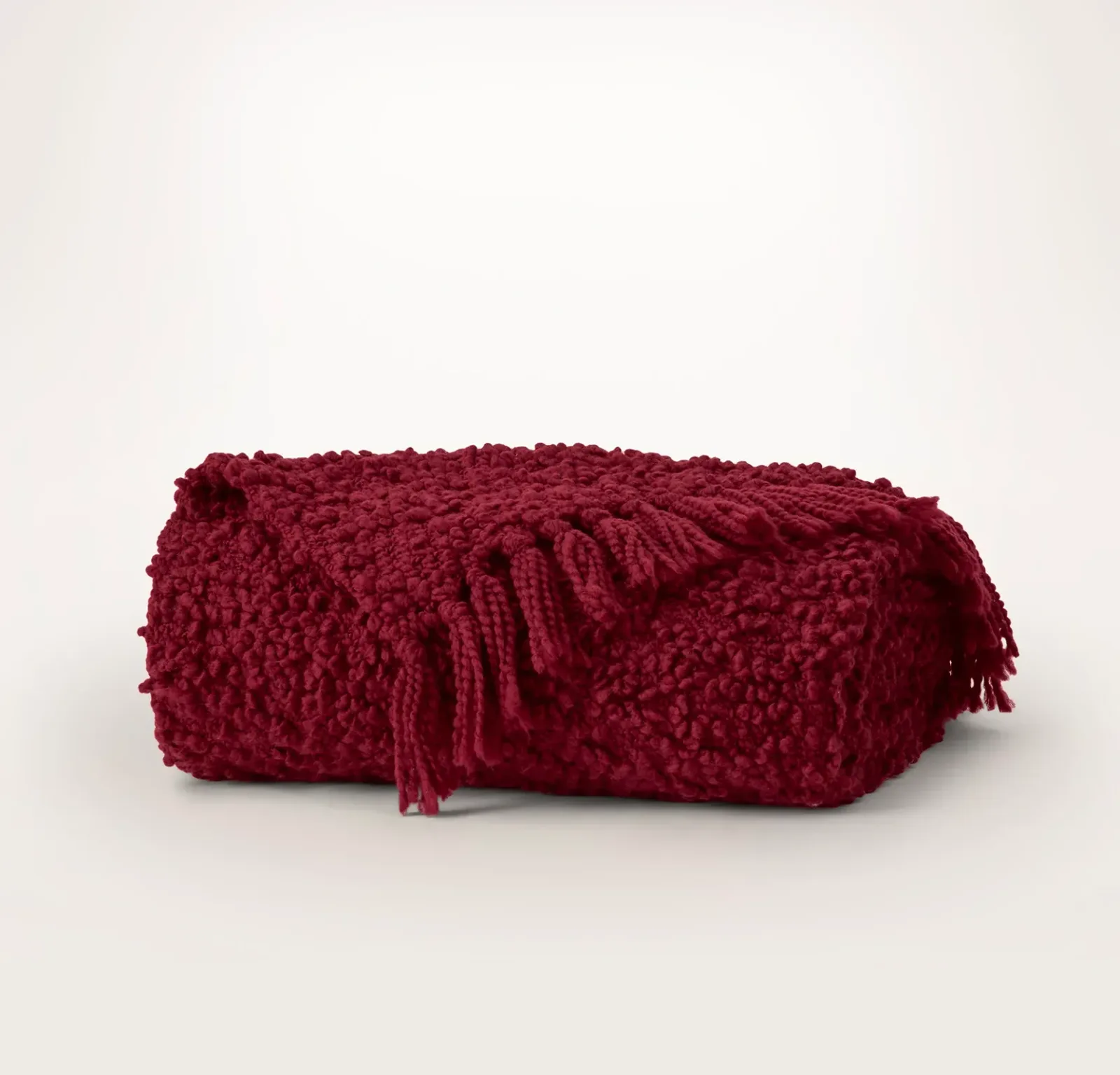 Cozy Bouclé Throw Blanket – Holly