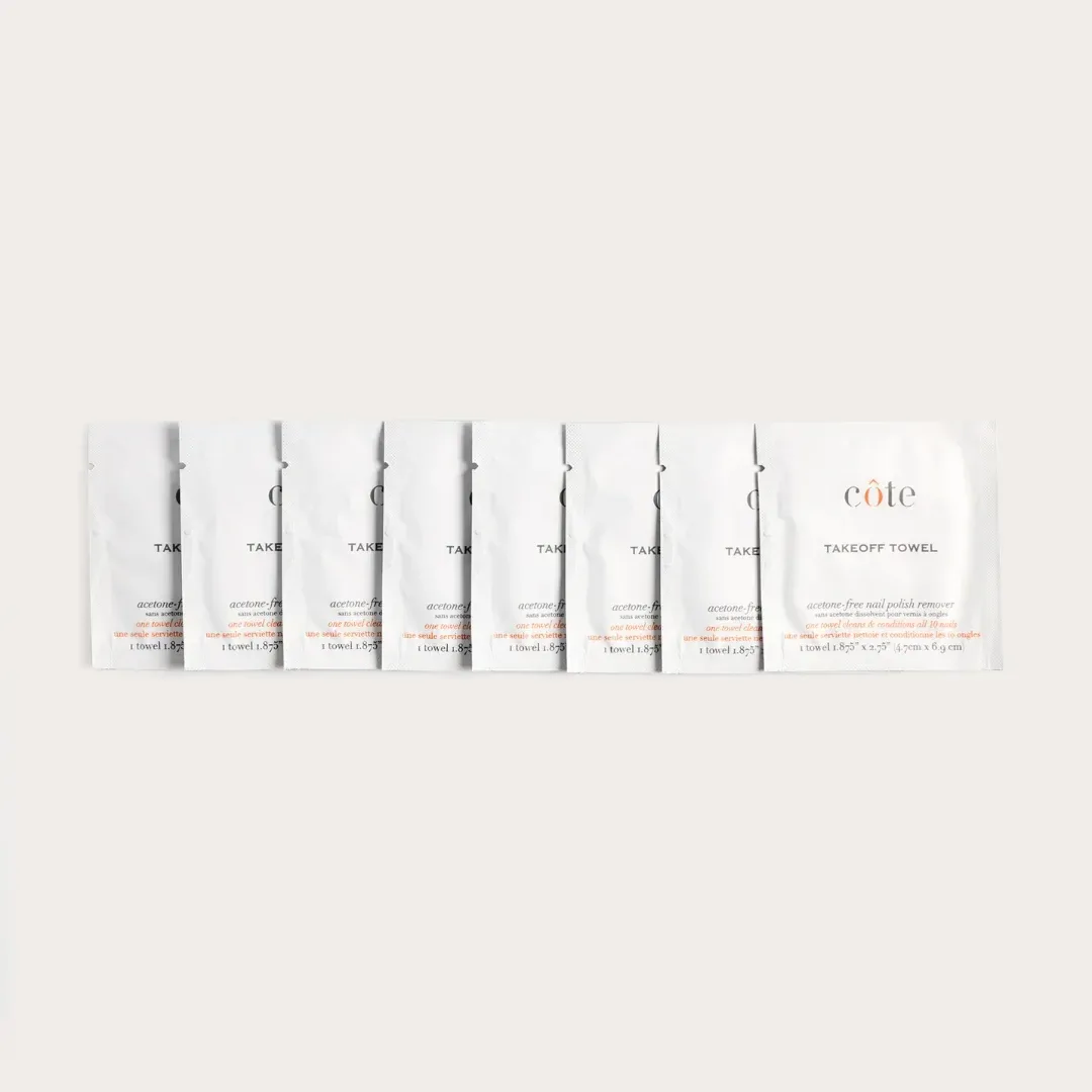 Takeoff Towels Non Acetone Nail Polish Remover Set