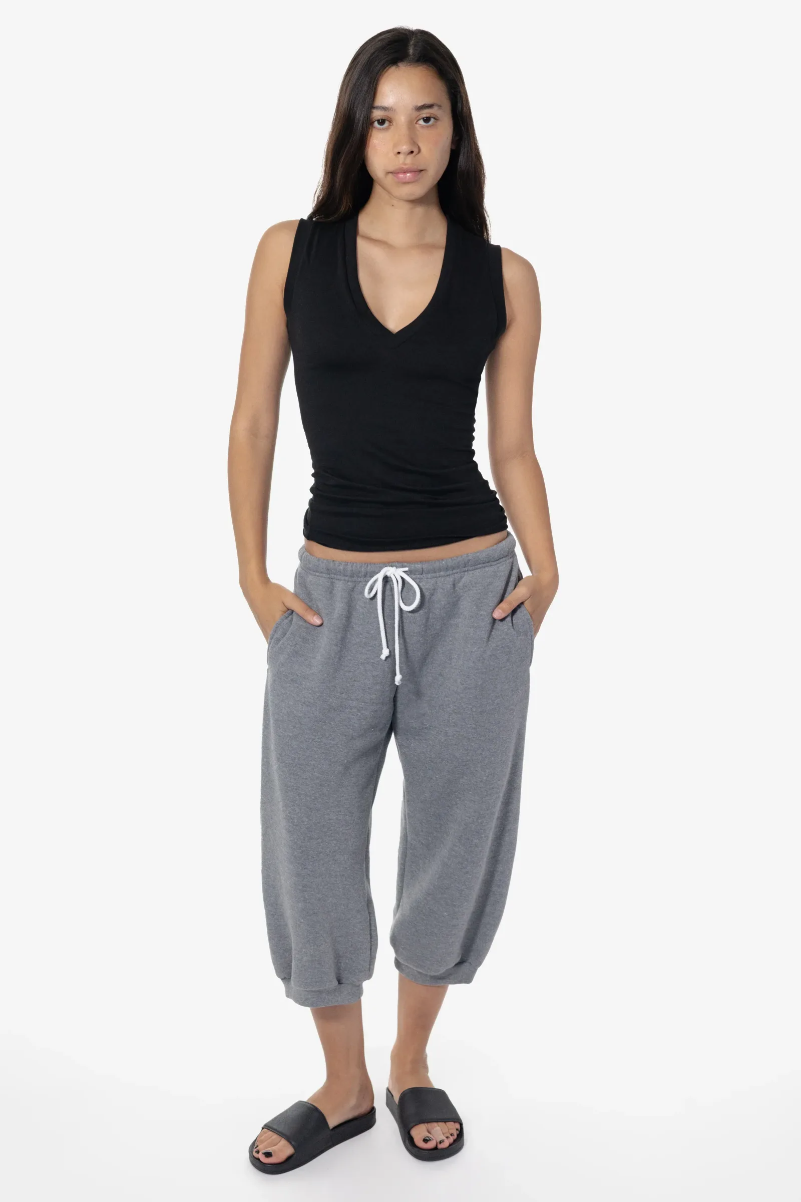 FLXTR346 – Tri-Blend Fleece Cropped Sweatpant