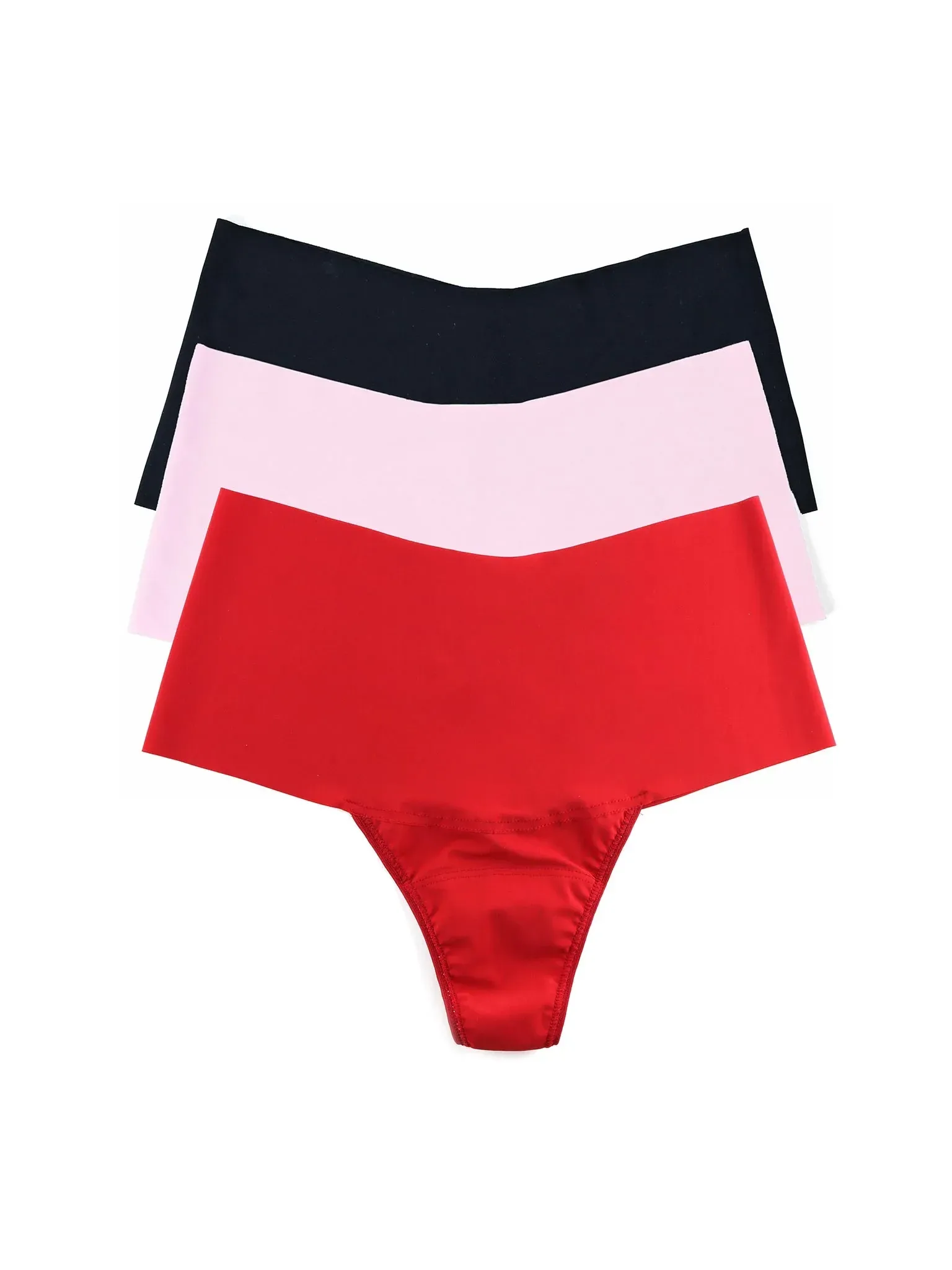 3 Pack BreatheSoft™ High Rise Thongs Valentine Colors Sale