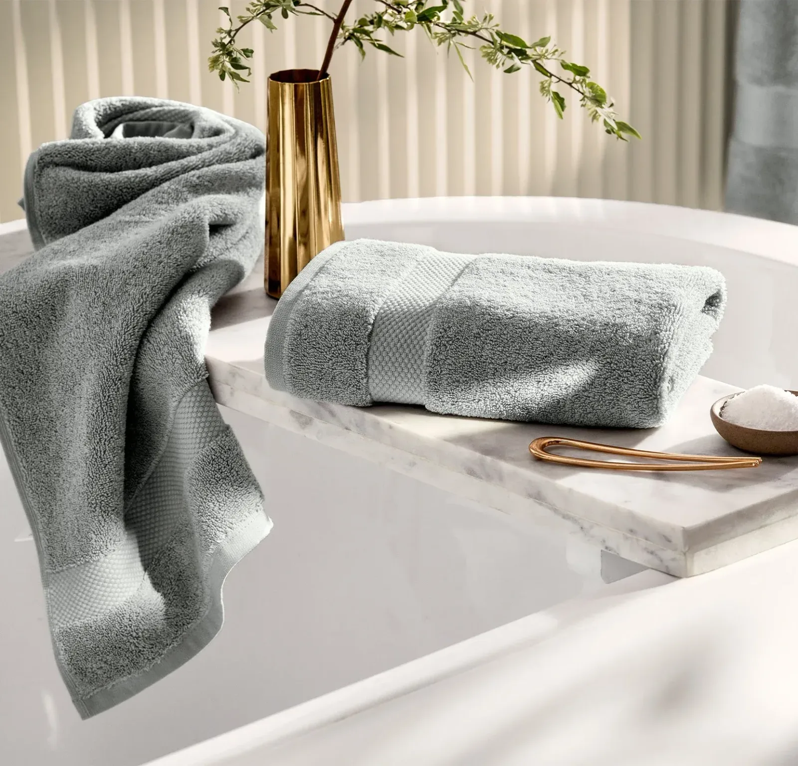 Plush Hand Towels (Pair) – Shore (Personalized)