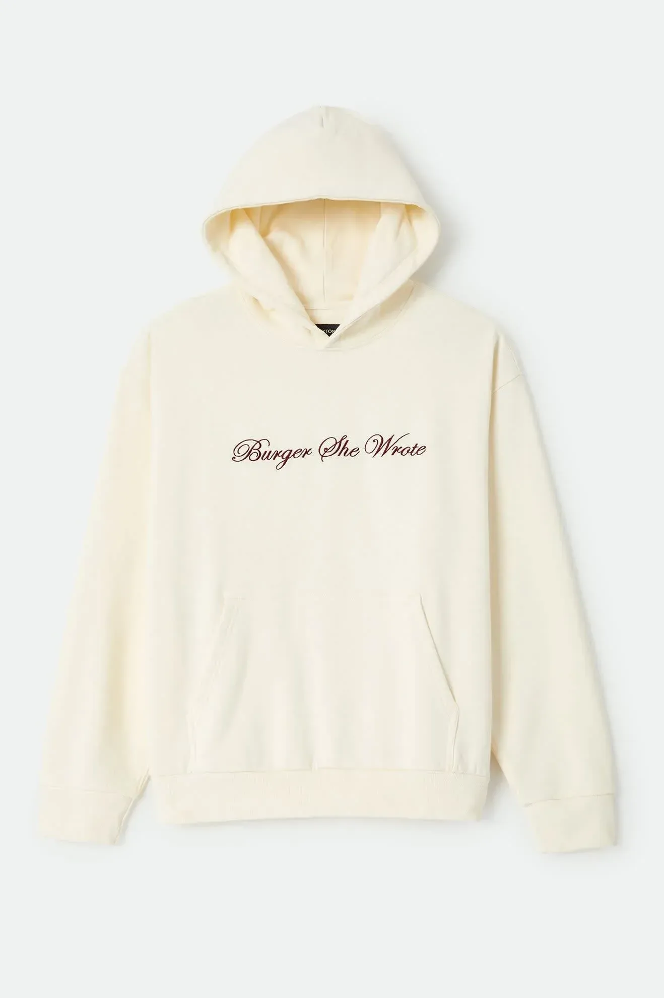Burger She Wrote Hood – Natural