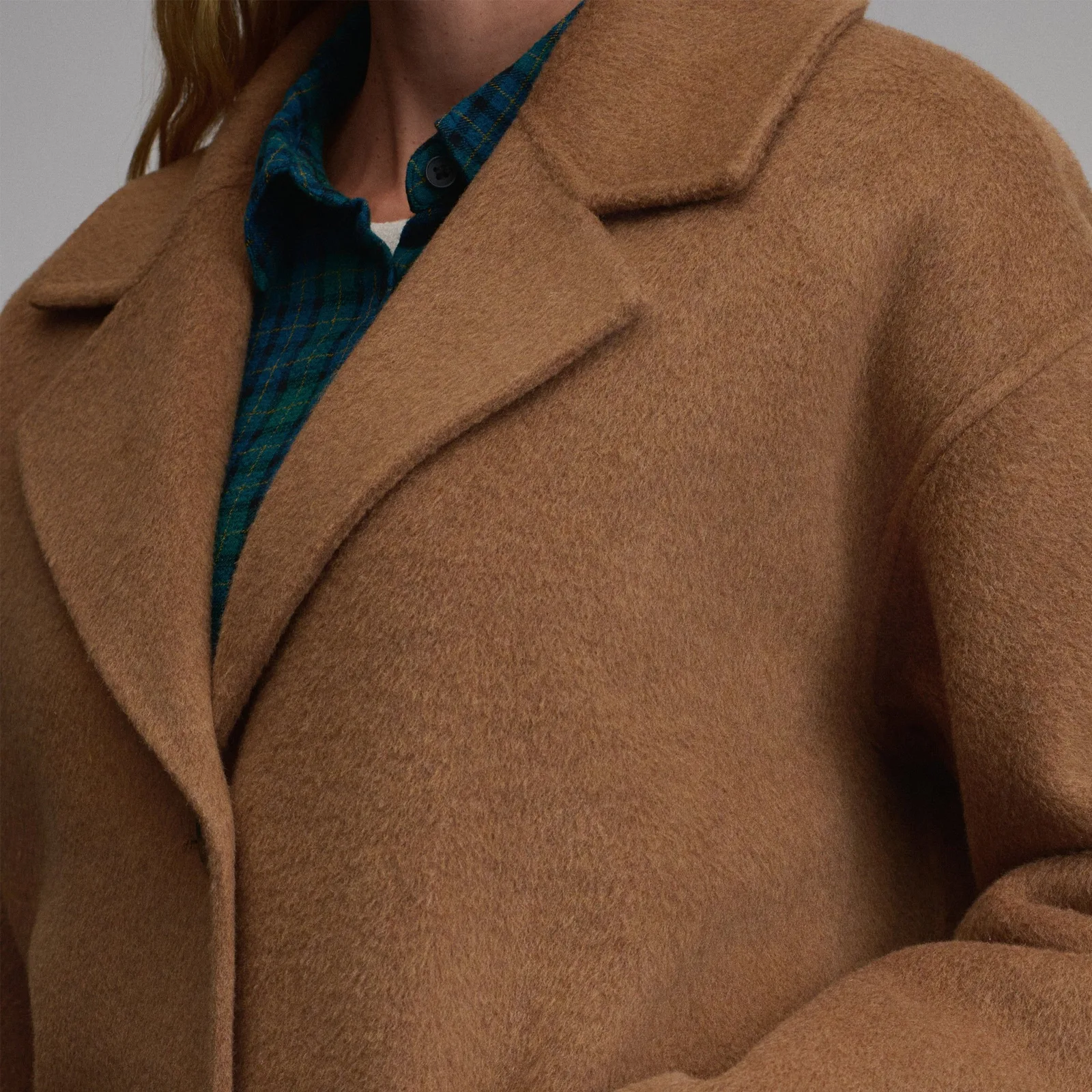 Women's Wool Blend Trench Coat