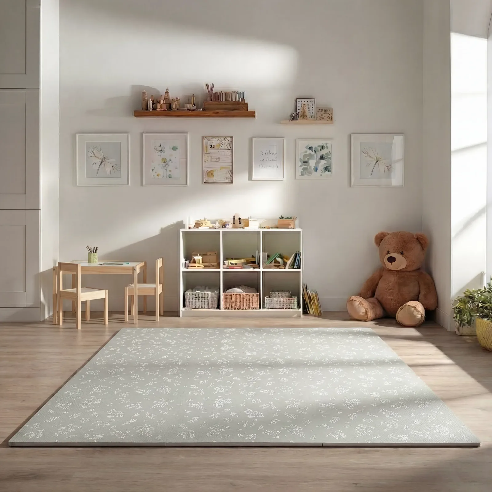 Lily – Sage/Ivory Play Mat
