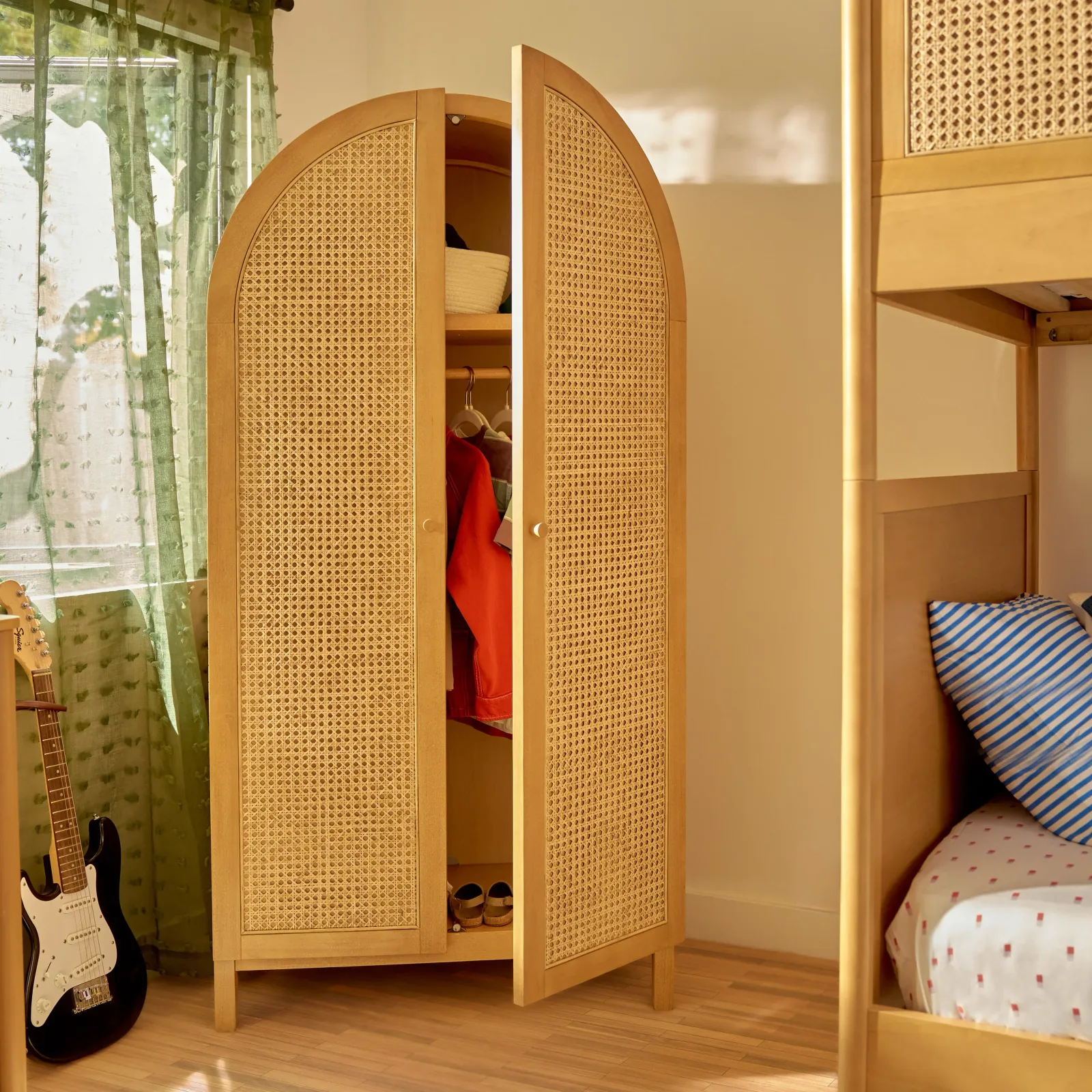Bondi Cane Assembled Armoire