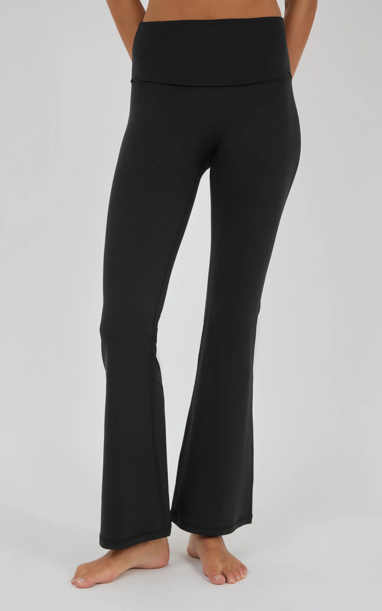 Lux Grayson Foldover Flared Leg Pant