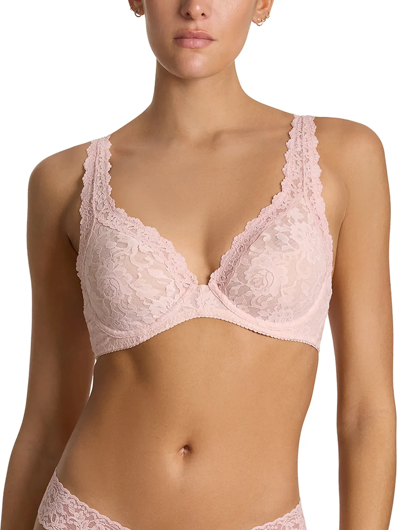 Signature Lace® Unlined Underwire Bra Blushing Rose Pink Sale