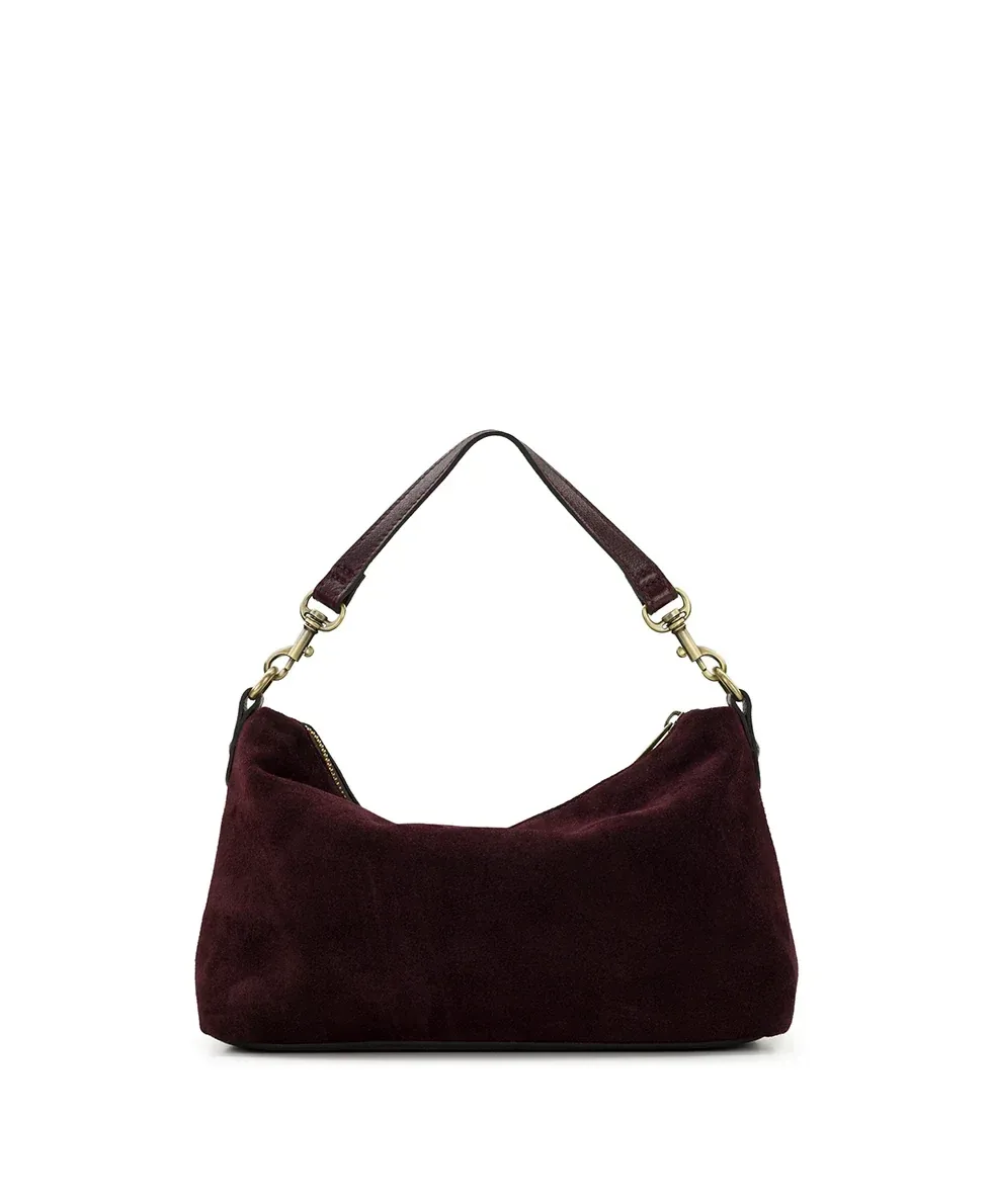 Kolena Crossbody – Suede Leather – Plum