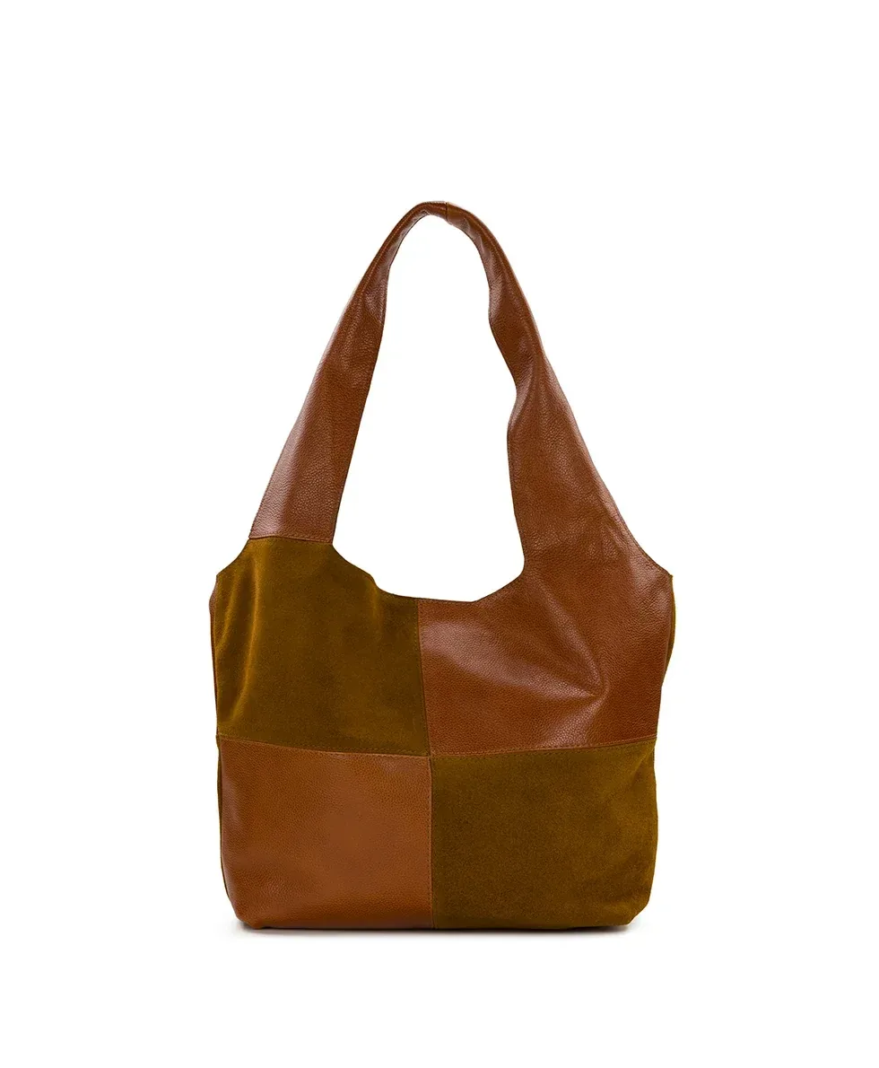 Toni Tote – Suede and Rugged – Cognac