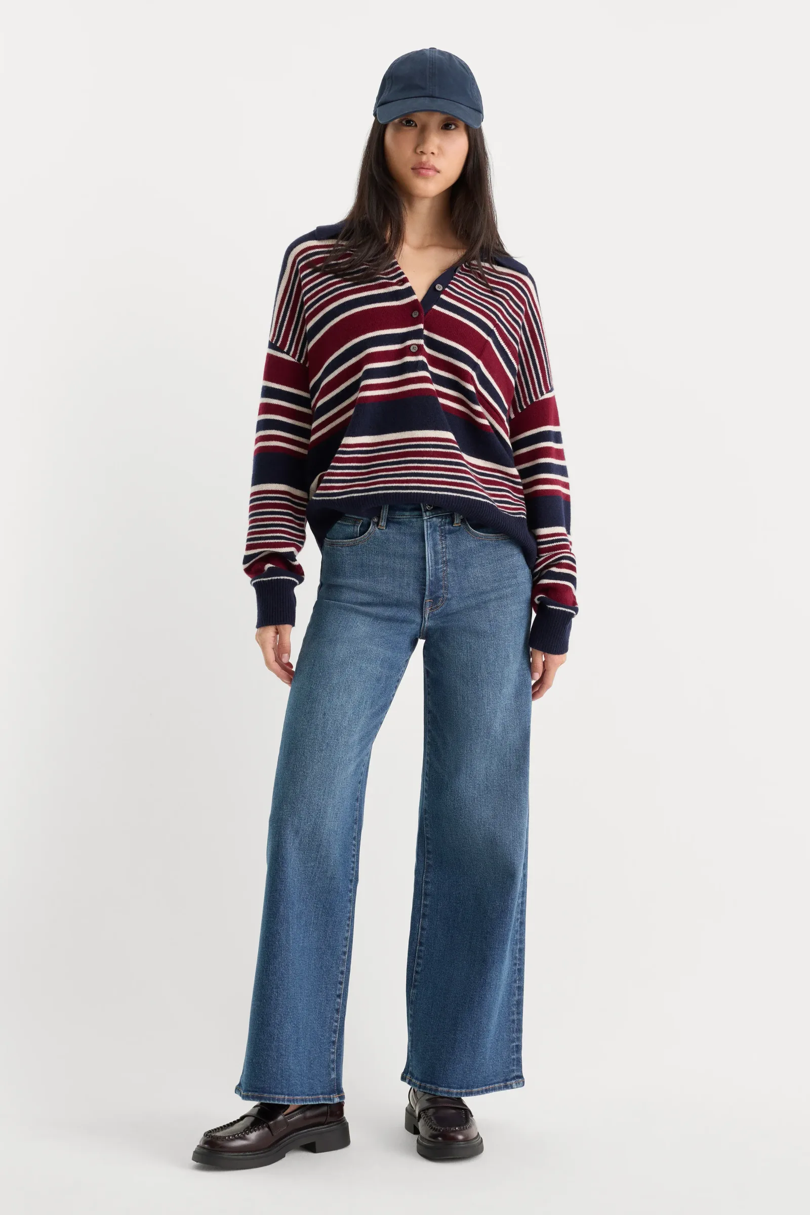 GOOD WAIST PALAZZO ANKLE JEANS – SIERRA