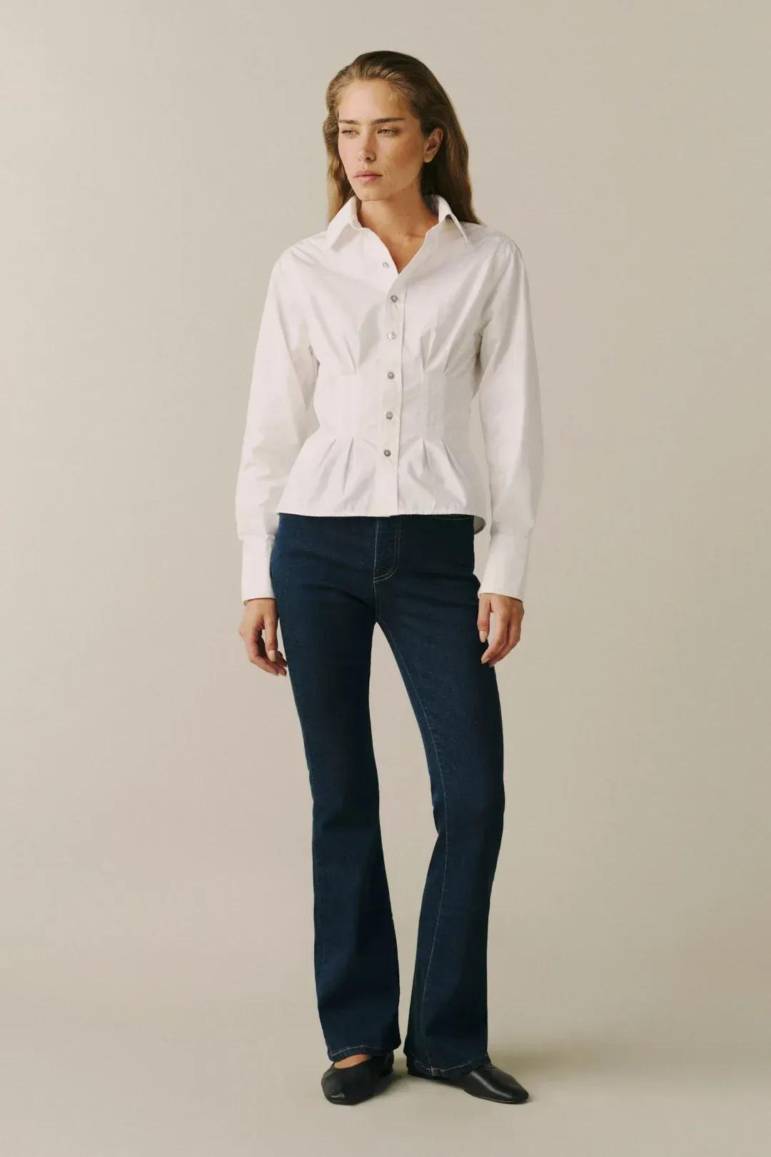 The Lonestar – Peplum Shirt – Optic