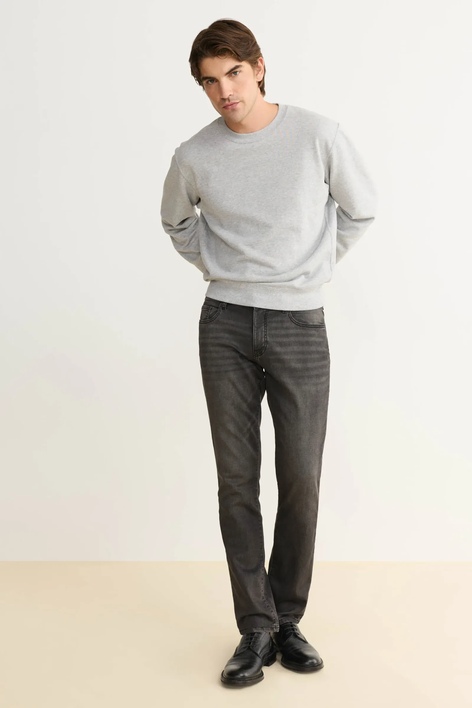 AMS – SLIM JEANS – FADED BLACK