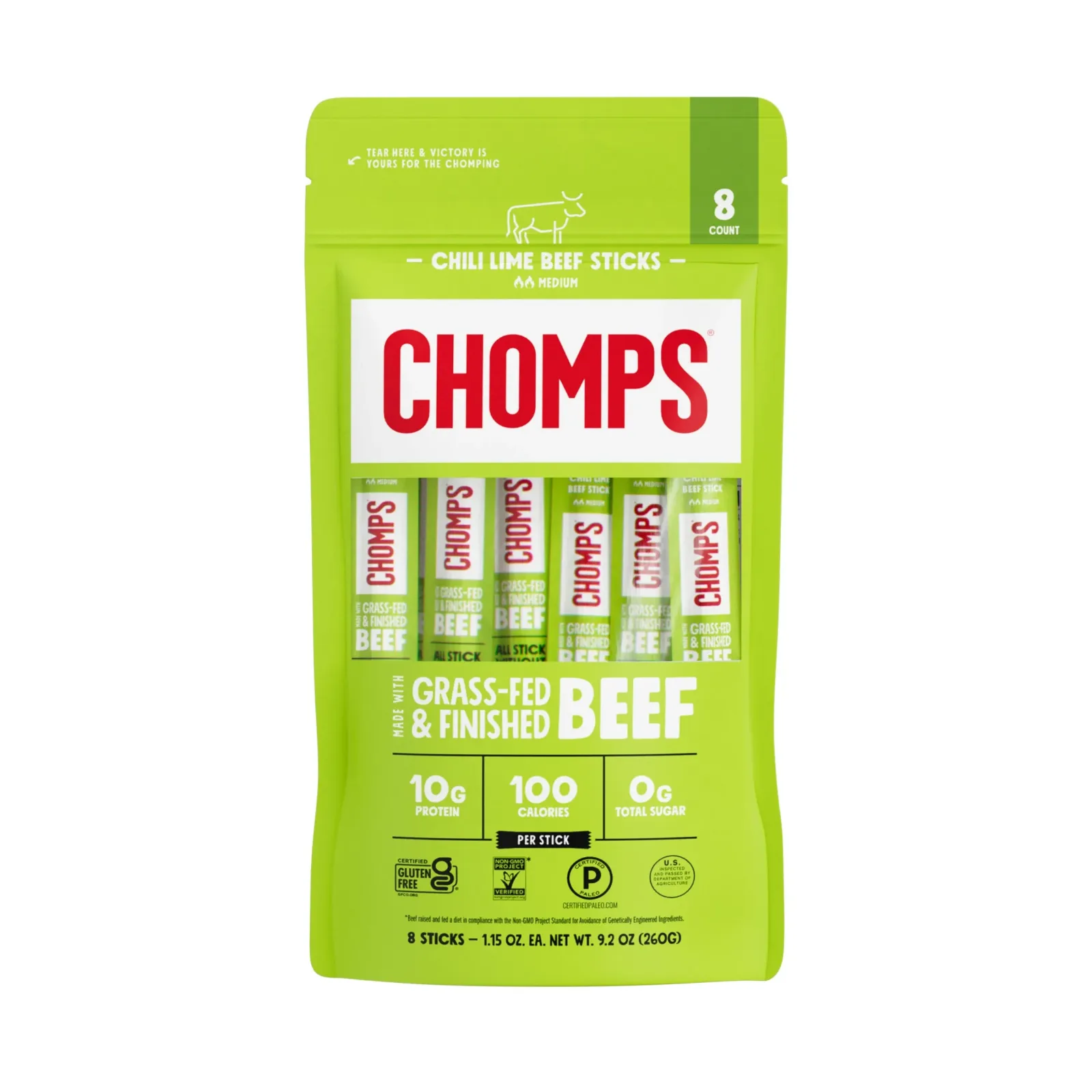 8 ct. Chili Lime Beef Pouch