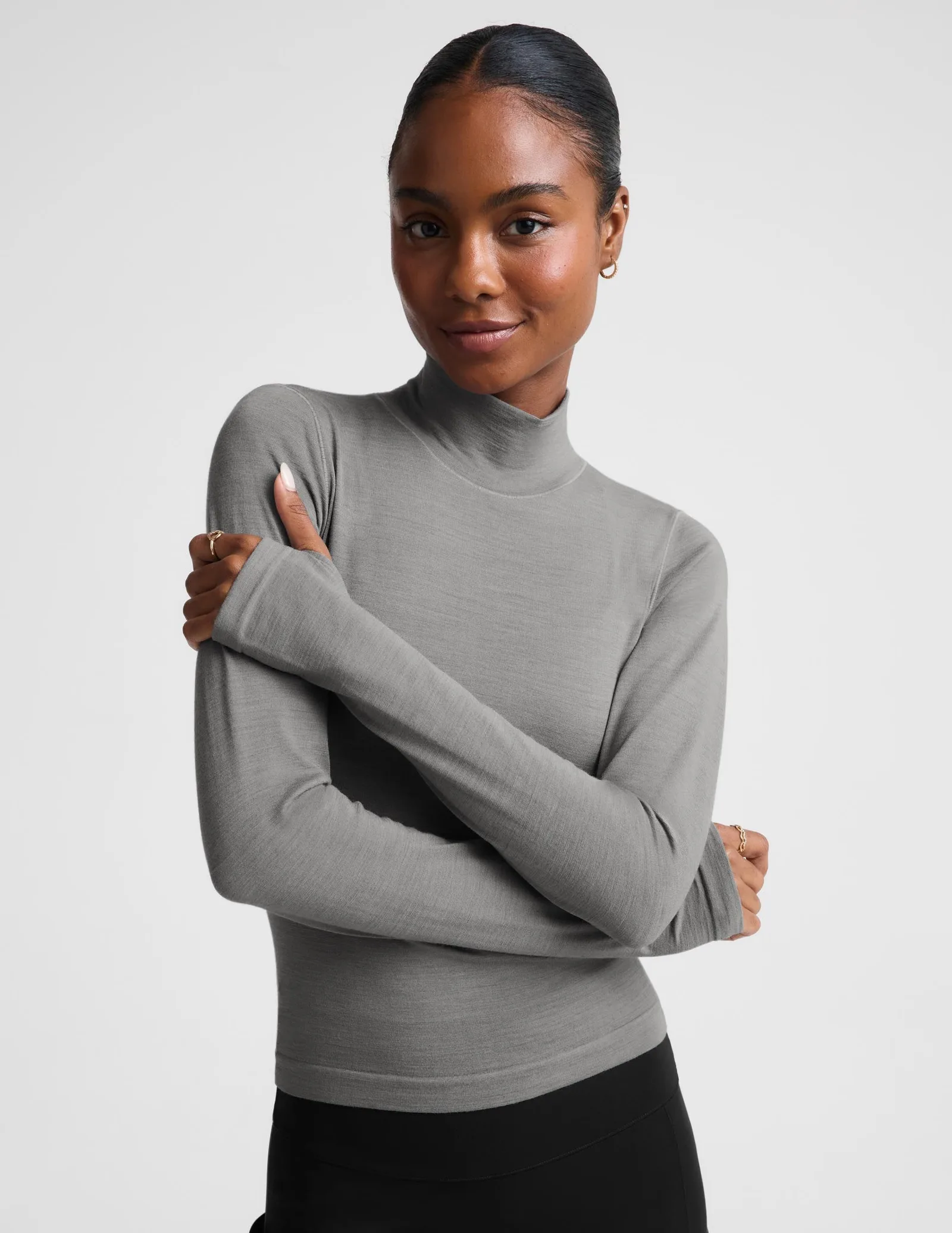 LuxeKnit Merino Wool Turtleneck