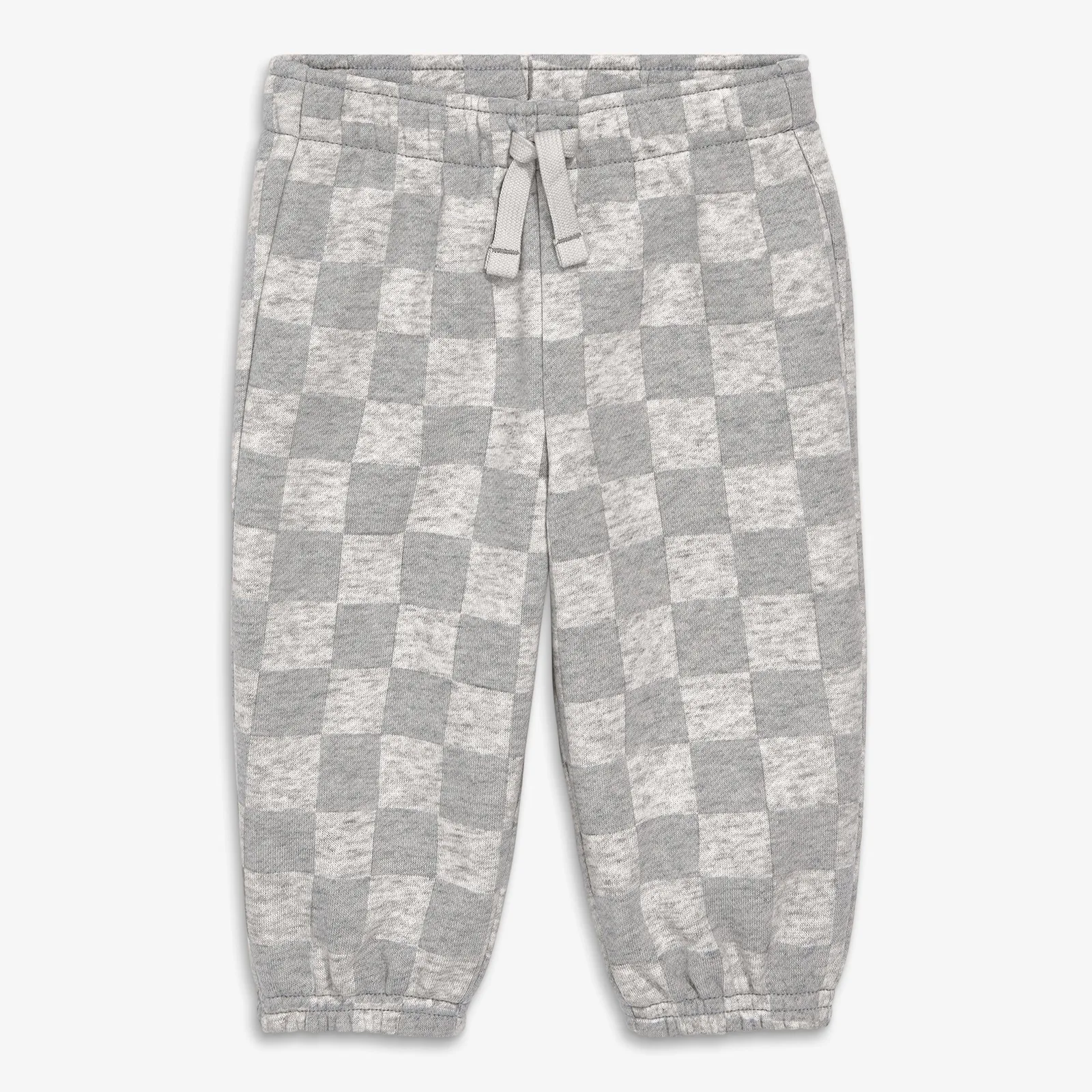 Baby cozy fleece sweatpant in checkerboard