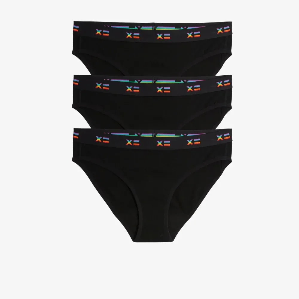 First Line Period Bikini 3-Pack – Rainbow X=