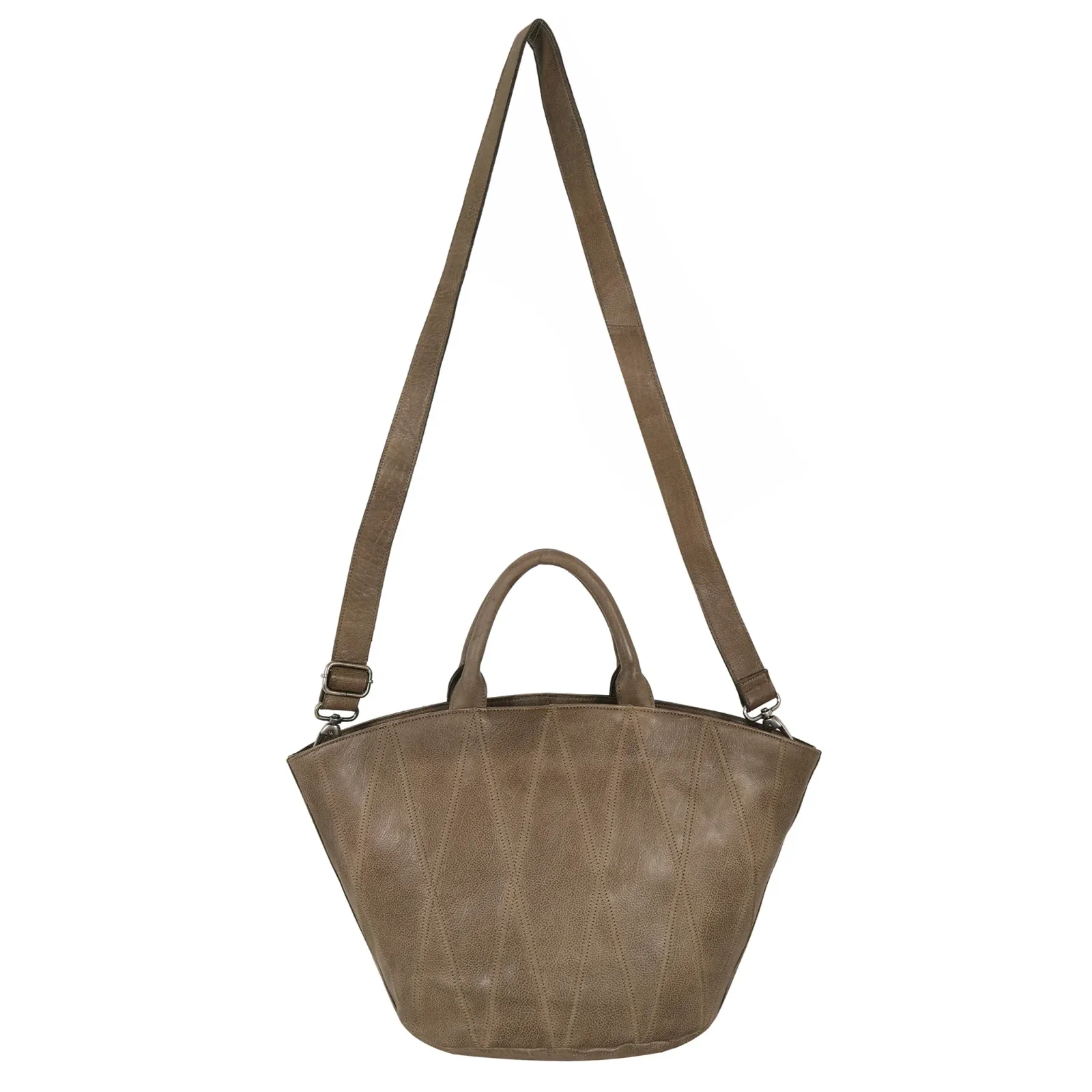 Claudia Diamond Leather Crossbody Bag