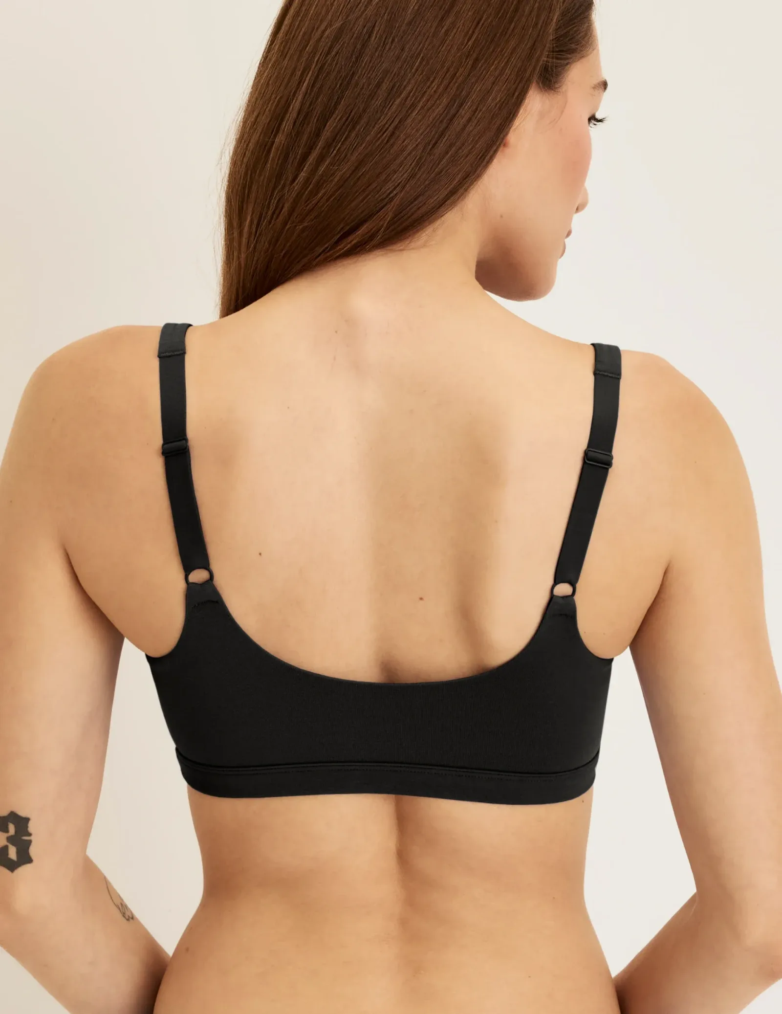 On The Go Cotton Scoop Bralette