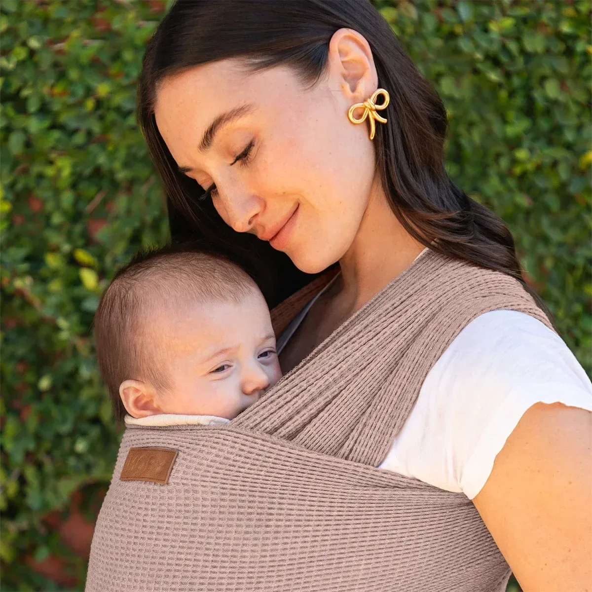 Waffle Knit Wrap – Sandstone