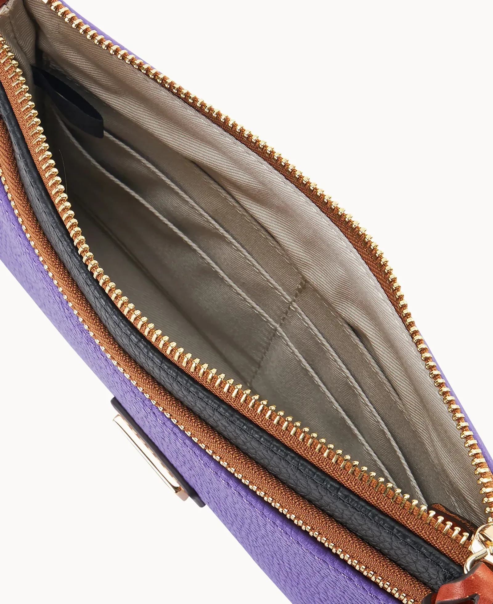NFL Ravens Double Zip Wristlet