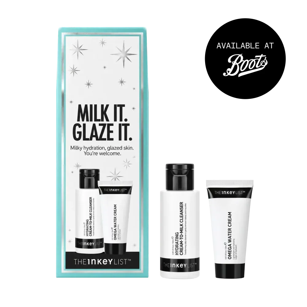 Milk It. Glaze It – Cleanse & Hydrate Mini Skincare Set